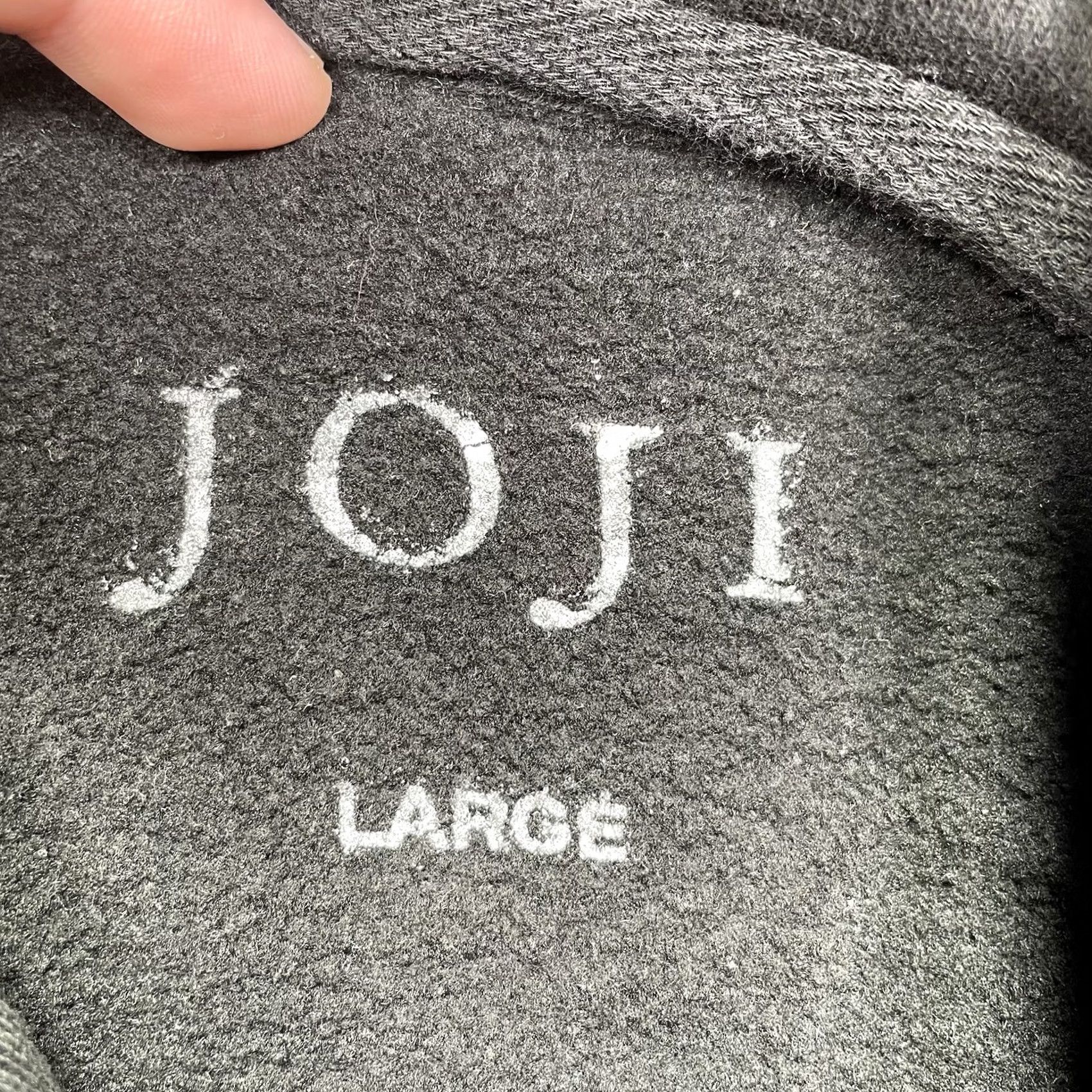 Vintage VINTAGE Joji Hoodie Mens Large Black Pullover Sweatshirt Size US L / EU 52-54 / 3 - 3 Thumbnail