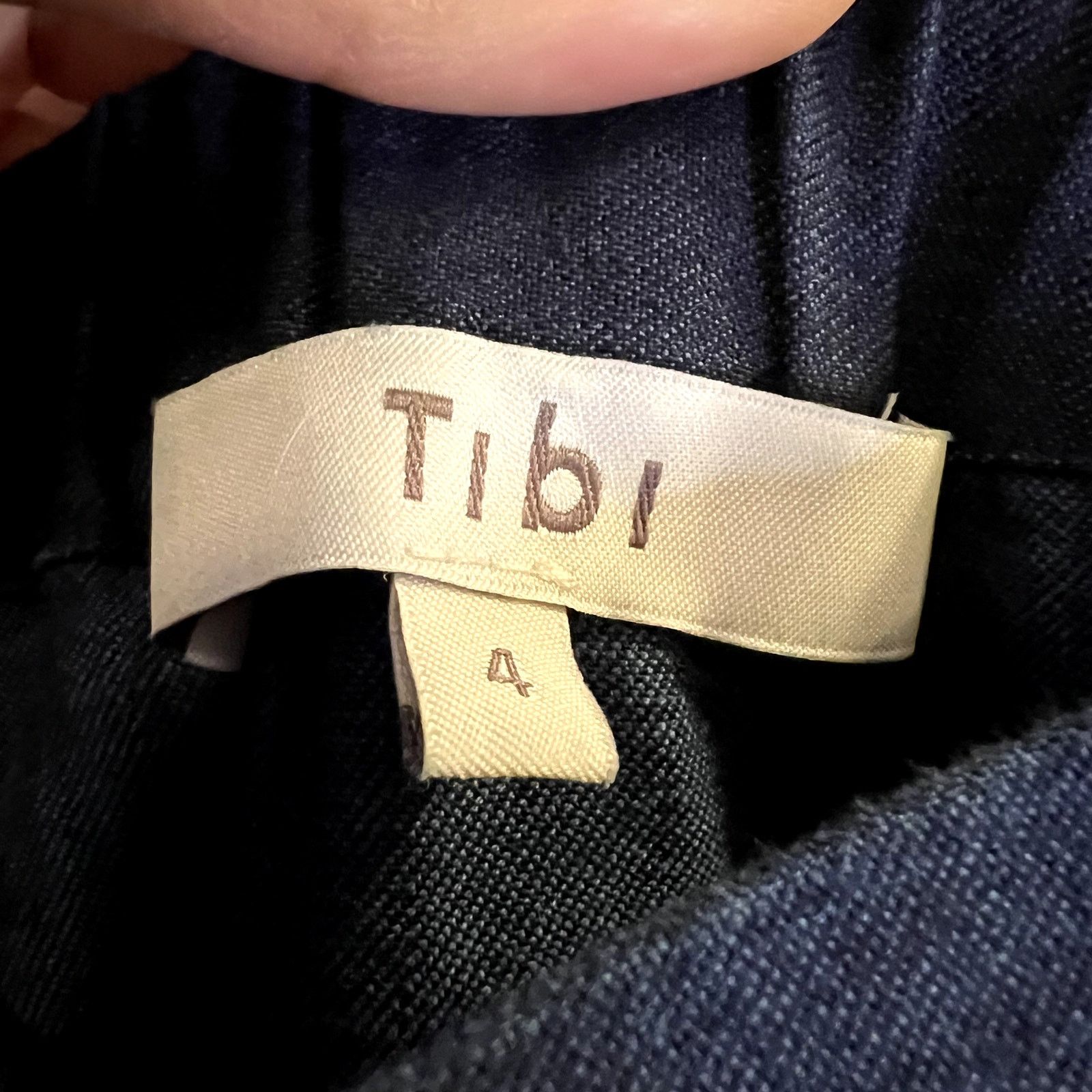 Tibi Tibi Midi Off Shoulder Dress with Belt Blue size 4 Size S / US 4 / IT 40 - 9 Thumbnail