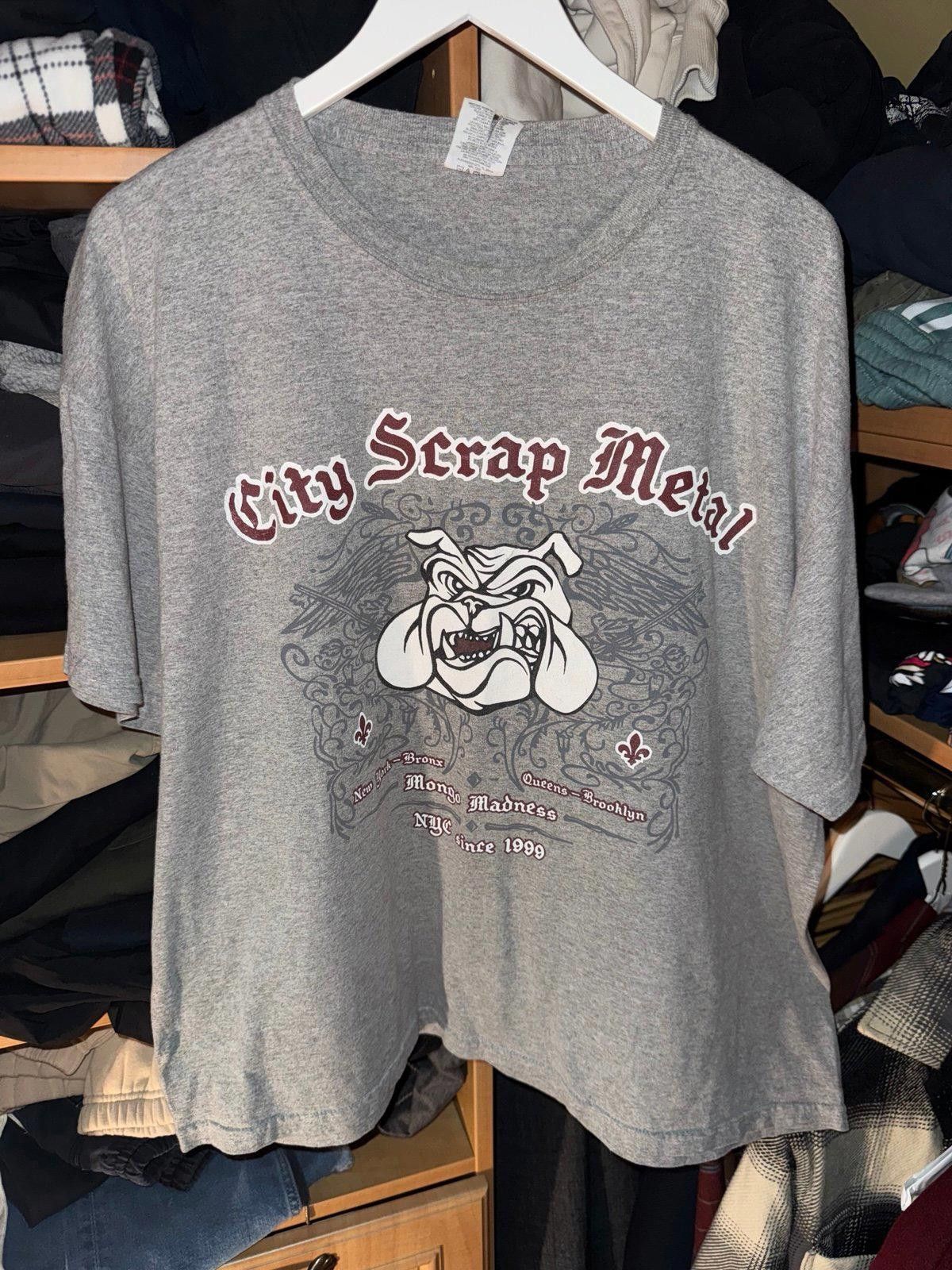 Jerzees VTG Y2K City Scrap Metal Bulldog T-Shirt Rare Sz 2XL Jerzees Size US XXL / EU 58 / 5 - 2 Thumbnail
