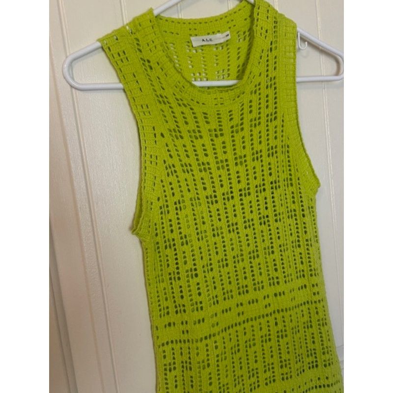 A.L.C. A.L.C. Monaghan Midi Dress in Citronella XS Size XS / US 0-2 / IT 36-38 - 3 Thumbnail