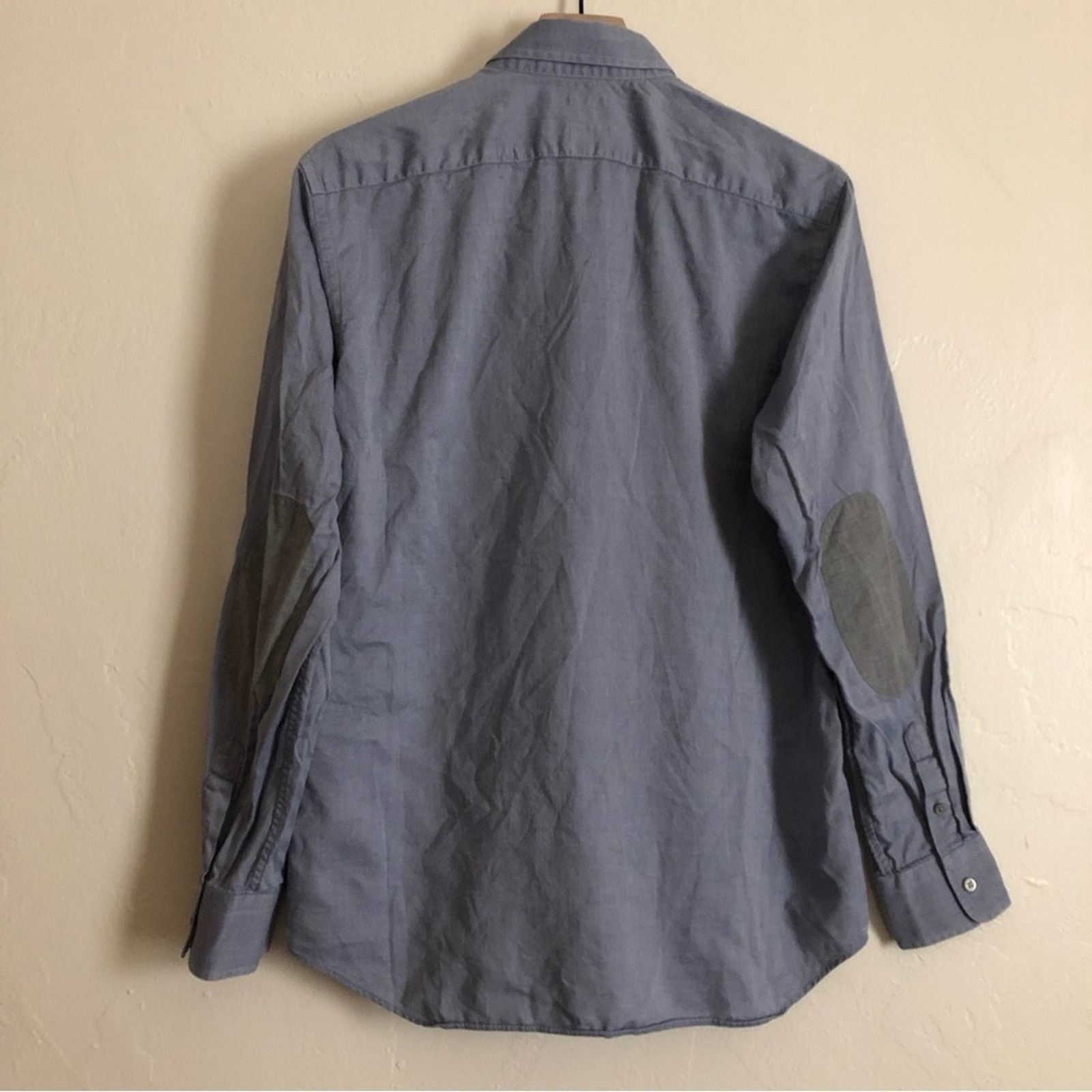 Banana Republic Banana Republic Men's 100s Two Ply Cotton Button Down Shirt Size US M / EU 48-50 / 2 - 8 Thumbnail