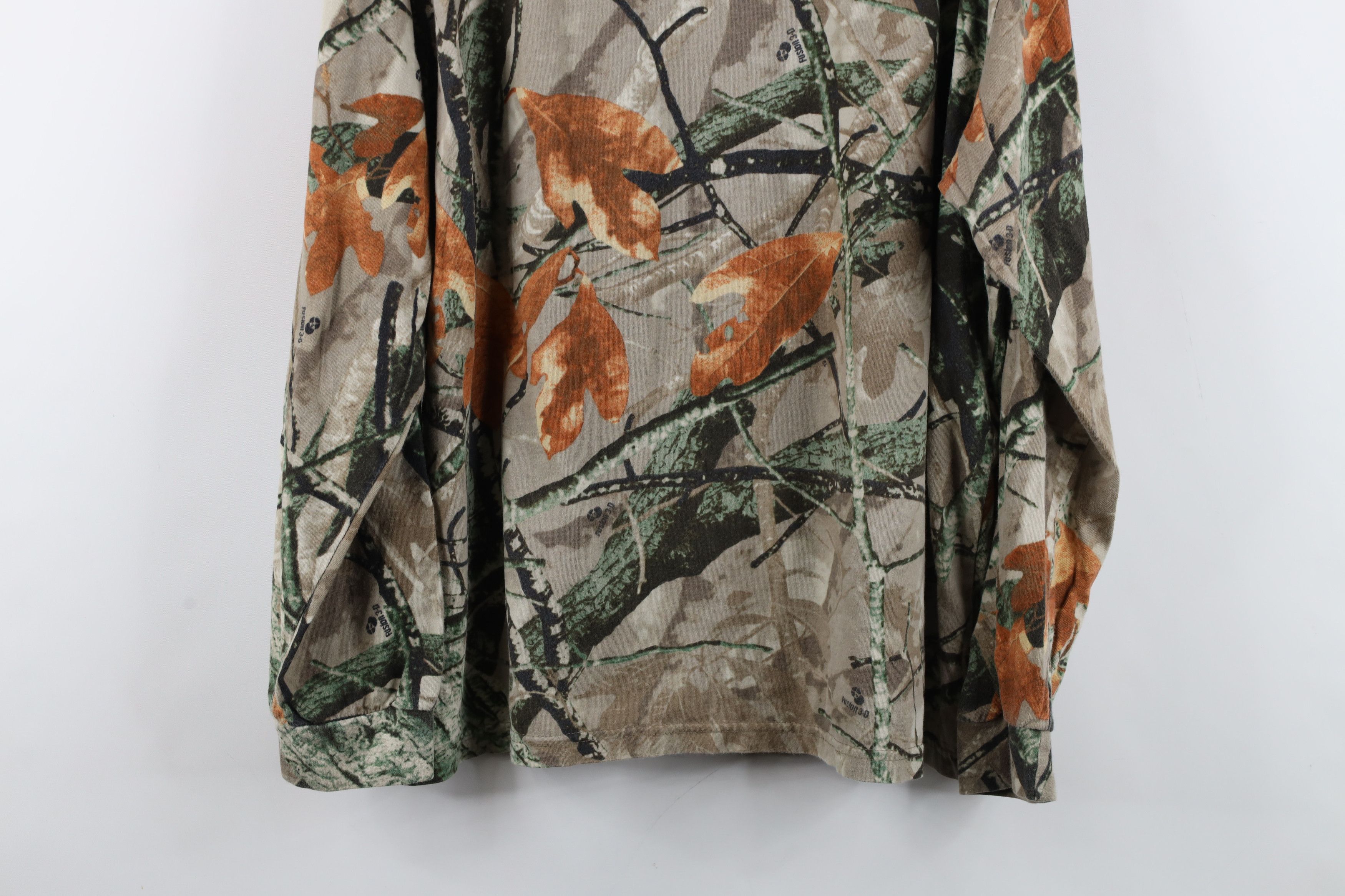Vintage Vintage 90s Y2K Streetwear Camouflage Long Sleeve T-Shirt Size US XXL / EU 58 / 5 - 12 Thumbnail