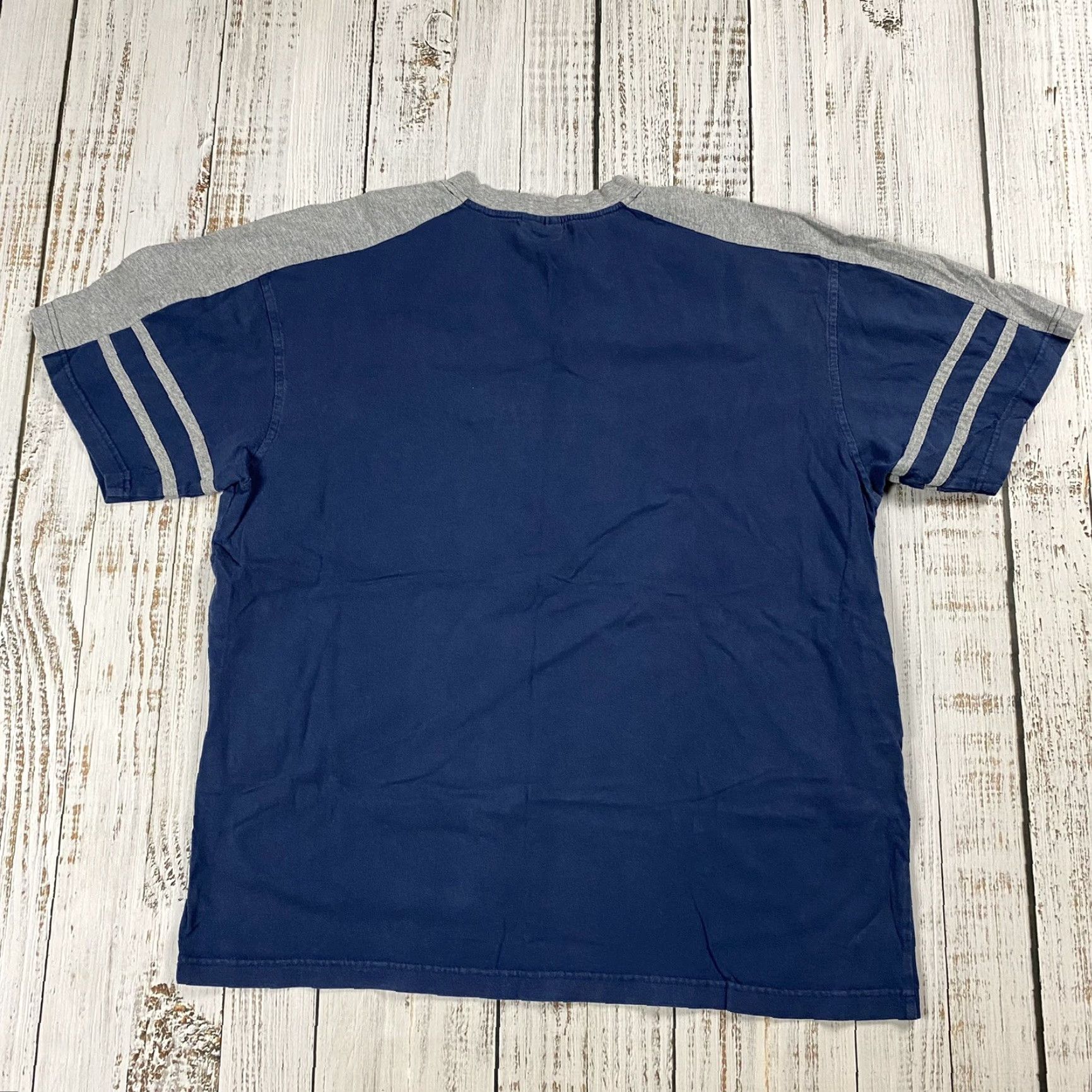 X-LARGE VTG CSA Yankees Embroidered Colorblock Jersey Tee - Adult XL Gray - 1990s Retro Shirt Mens XL Size US XL / EU 56 / 4 - 6 Thumbnail