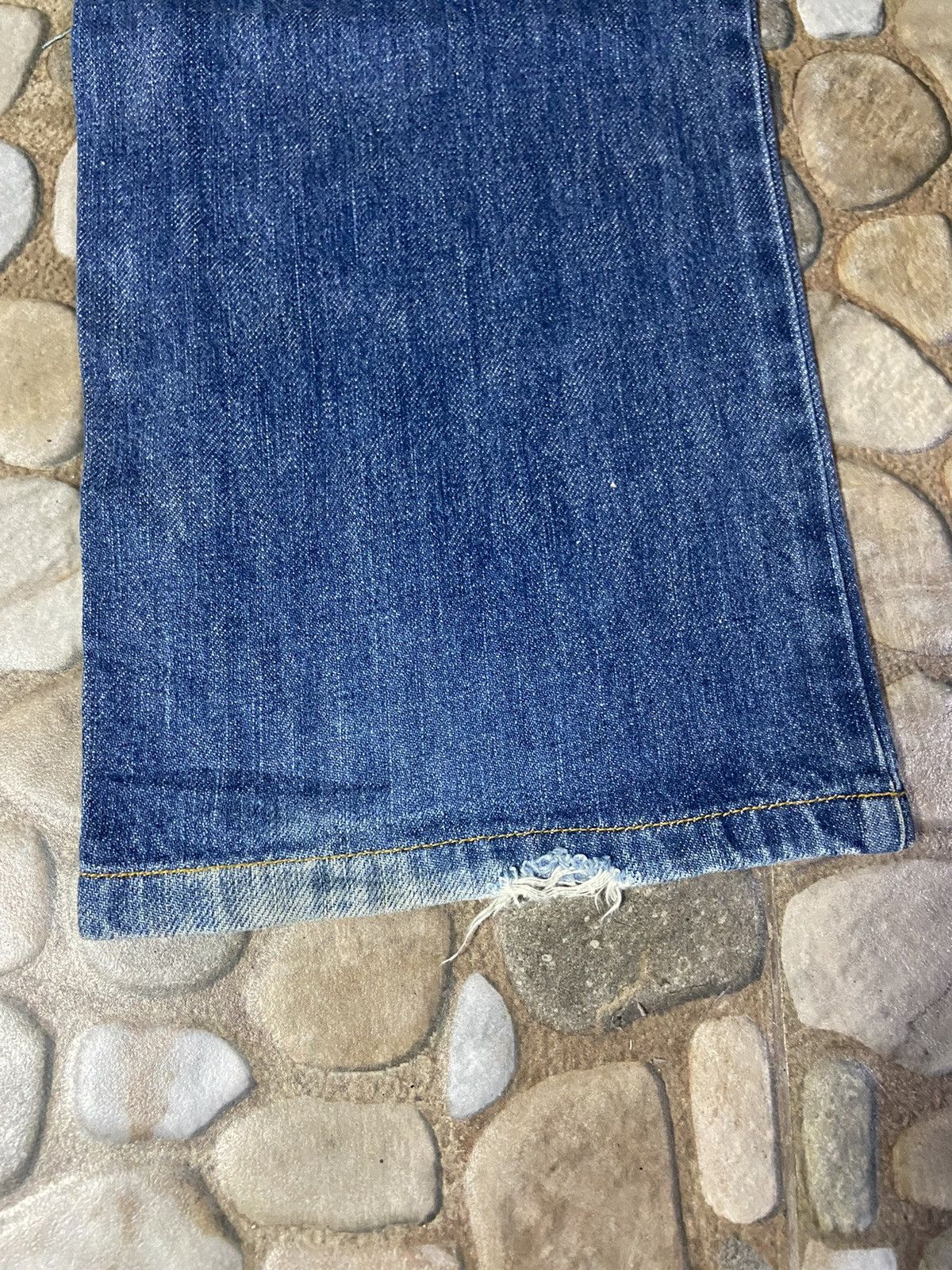 Hysteric Glamour × Japanese Brand 💥 RARE 💥 201295 home DITSETRESSED denim pants Size US 28 / EU 44 - 11 Thumbnail