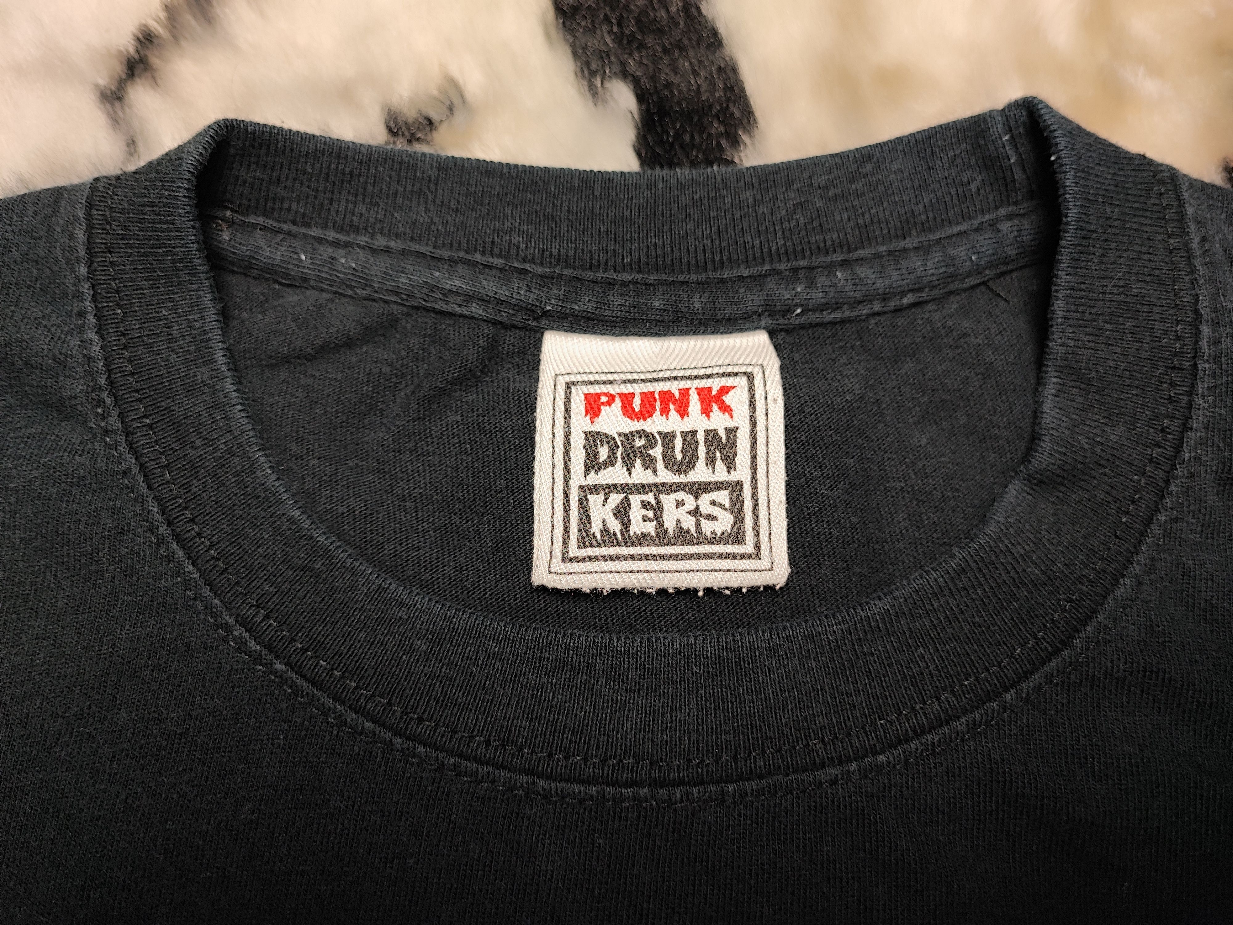 Japanese Brand Punk Drunkers Tshirt Love Hatagaya Size US S / EU 44-46 / 1 - 9 Thumbnail
