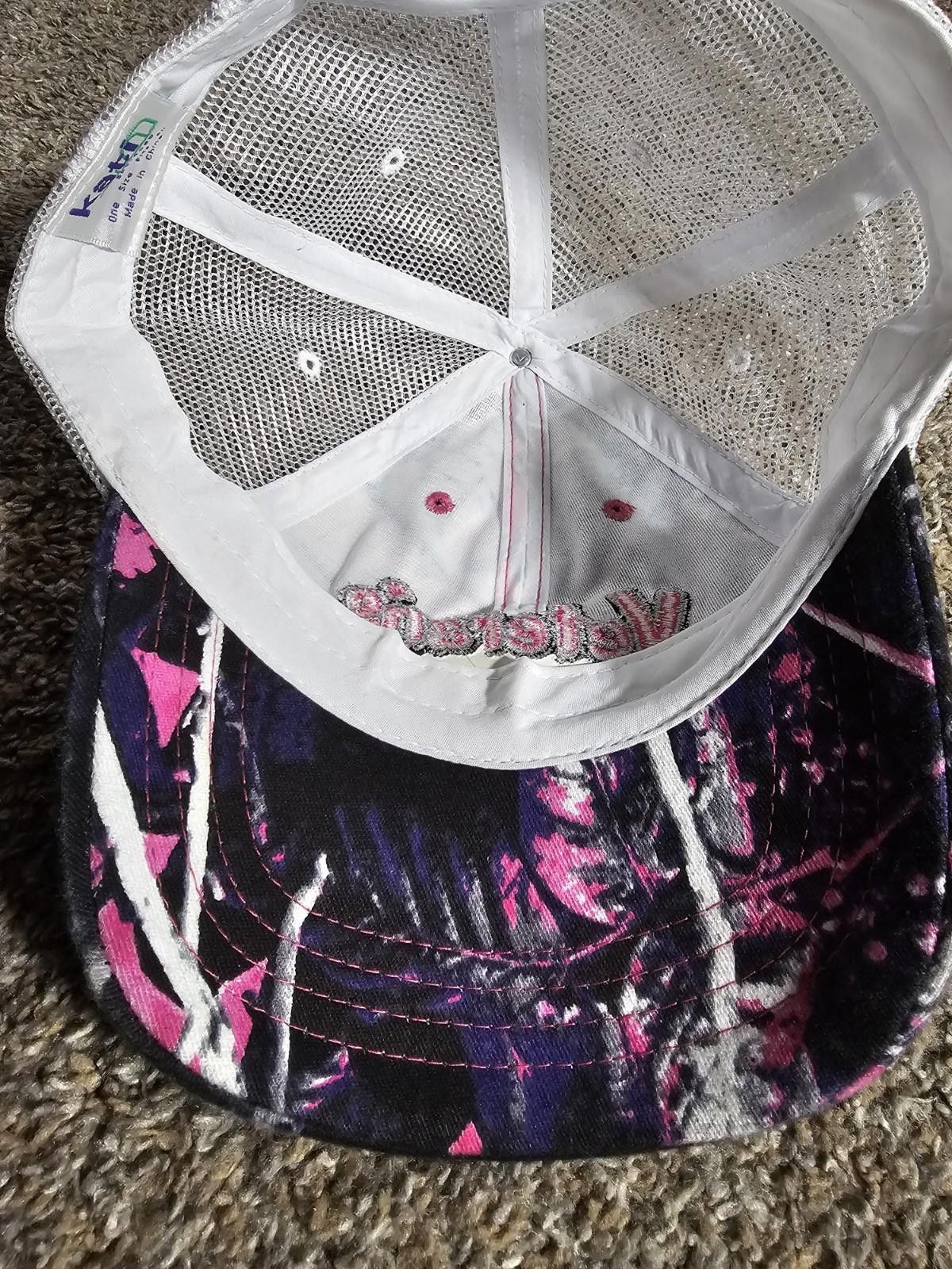 Kapital Veteran's Truck Line Inc Pink Mudd Camo Hat Size ONE SIZE - 9 Thumbnail