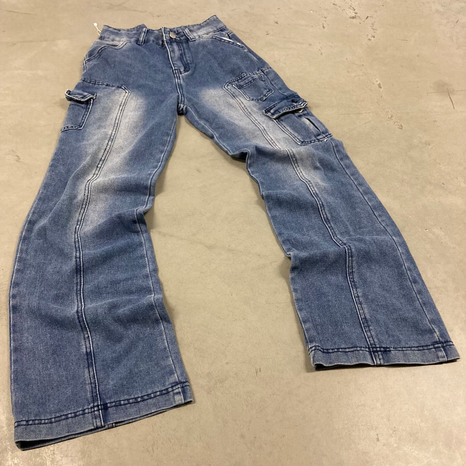 Vintage vintage baggy y2k cargo jeans 26x30 Size US 26 / EU 42 - 1 Thumbnail