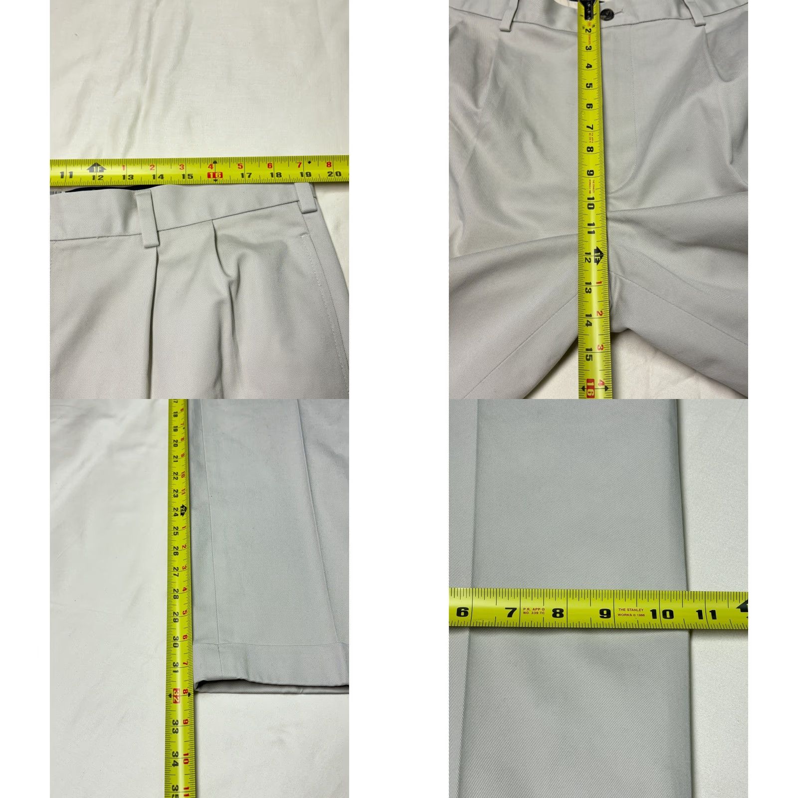 Brooks Brothers Brooks Brothers Advantage Chino Elliot Mens Pants Khaki 38 Regular Pleated Cotton Beige Beige 90s Preppy Workwear Casual Mens Size US 38 / EU 54 - 8 Thumbnail