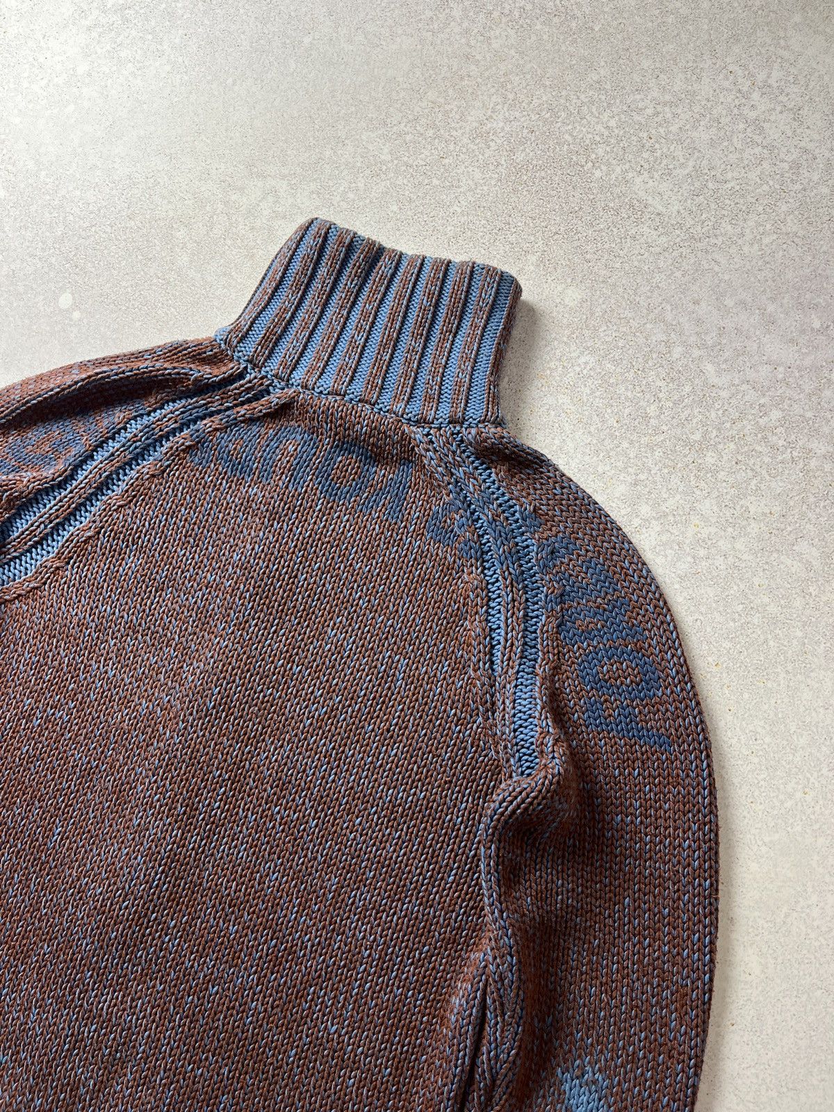 Diesel Vintage Diesel cable knit heavyweight sweater high neck Size US M / EU 48-50 / 2 - 5 Thumbnail