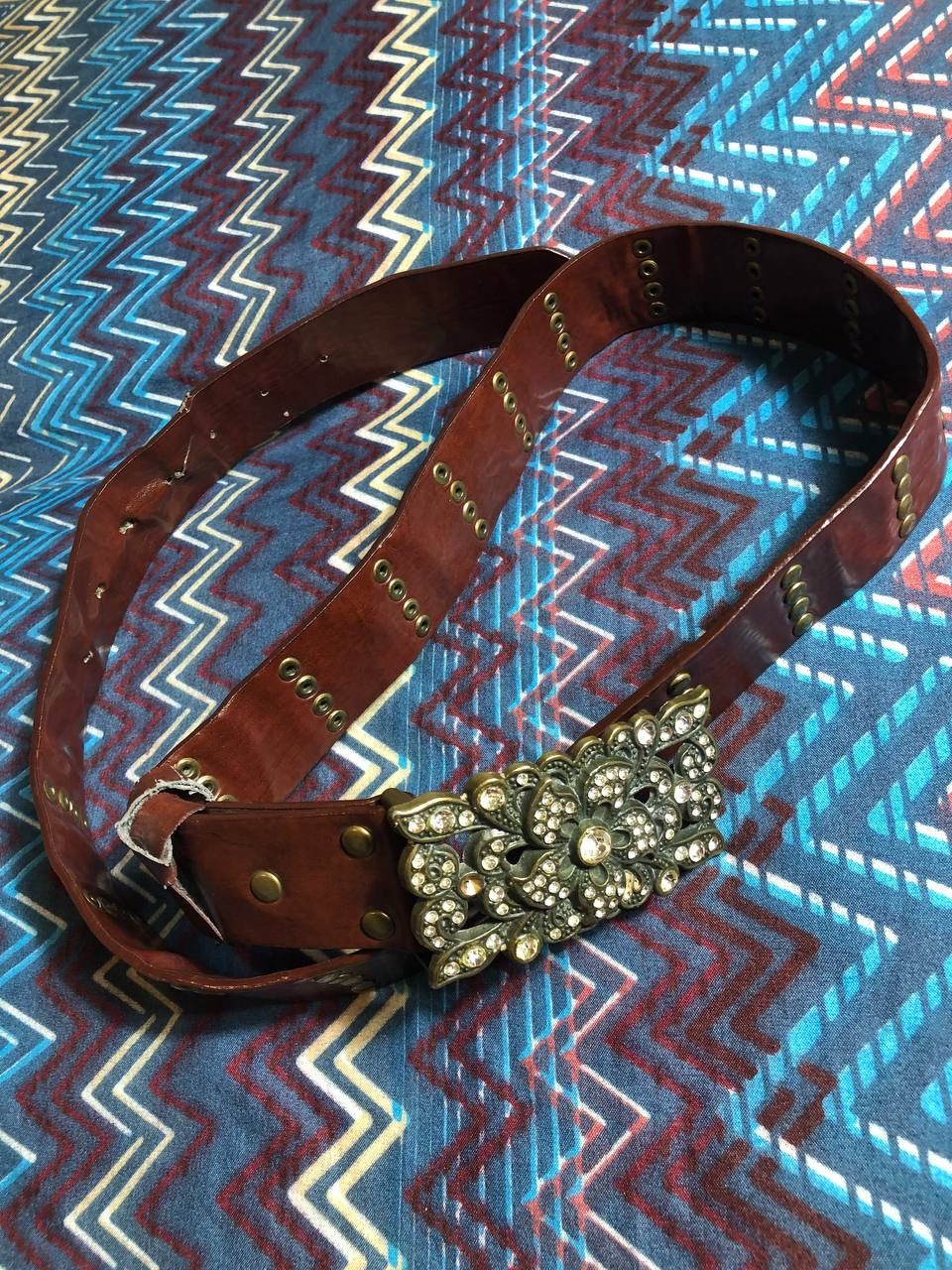 Vintage AVANT-GARDE LEATHER BELT RARE Size ONE SIZE - 8 Thumbnail