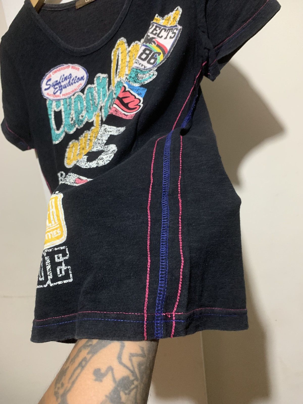 14th Addiction Japanese Corn Flake Surf Style Patch Tee Shirt Size US L / EU 52-54 / 3 - 5 Thumbnail