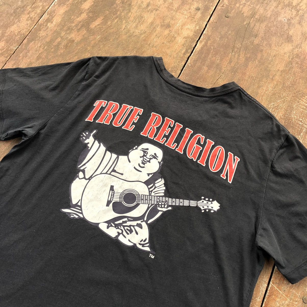 True Religion Vintage True Religion Big Buddha World Tour T Shirt Size US L / EU 52-54 / 3 - 1 Thumbnail