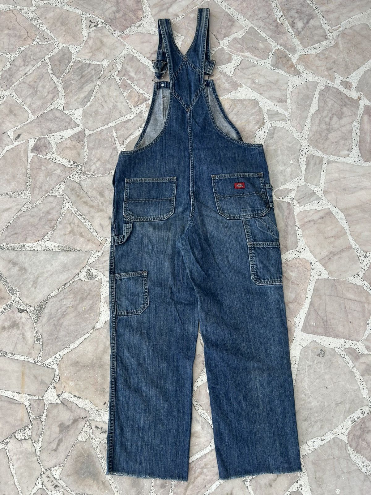 Dickies Dickies Vintage Coverall Denim Middle Pocket Size US 33 - 2 Thumbnail