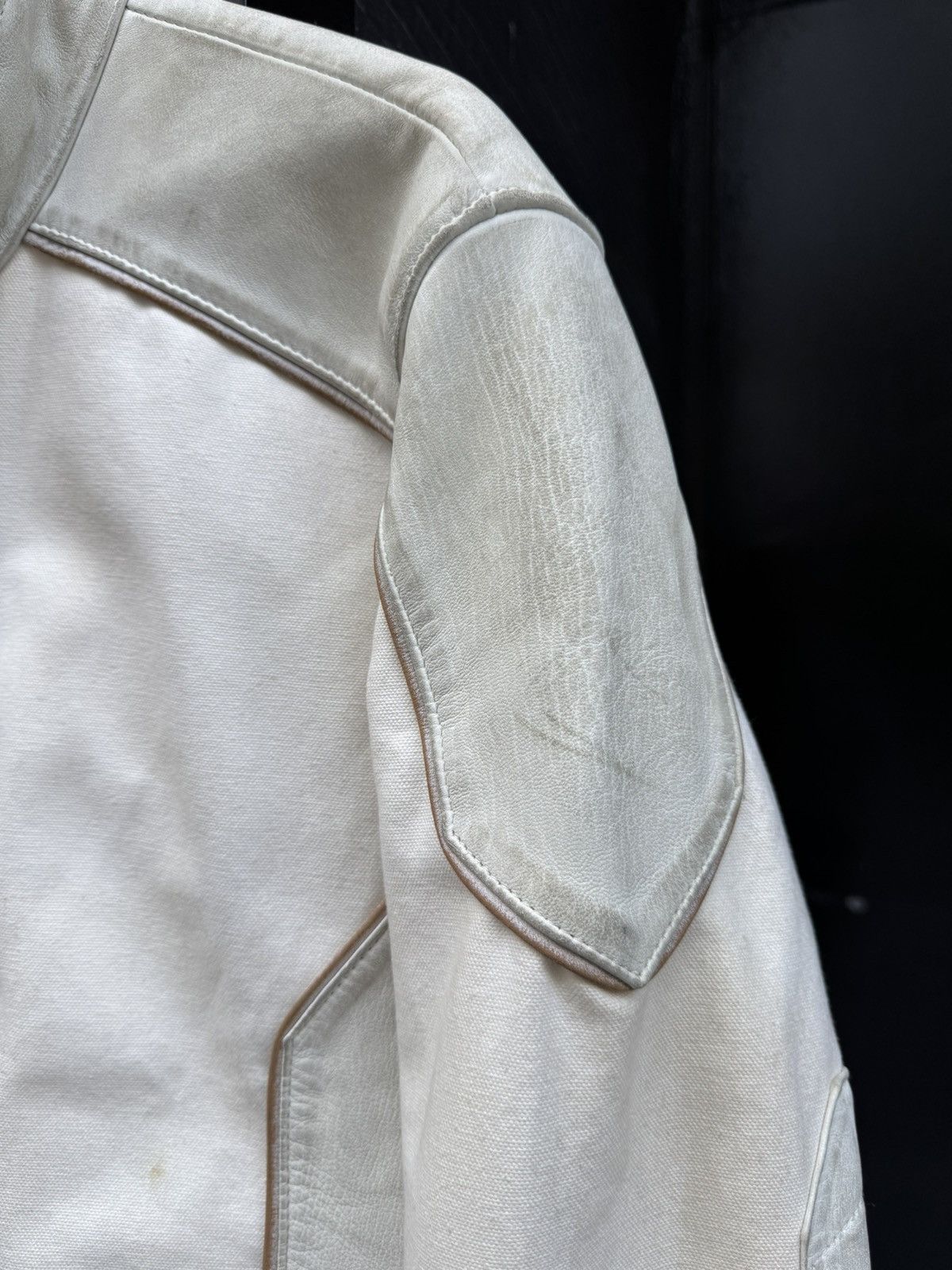 Maison Margiela Maison Martin Margiela SS05 Distressed Leather Biker Jacket Size US M / EU 48-50 / 2 - 5 Thumbnail