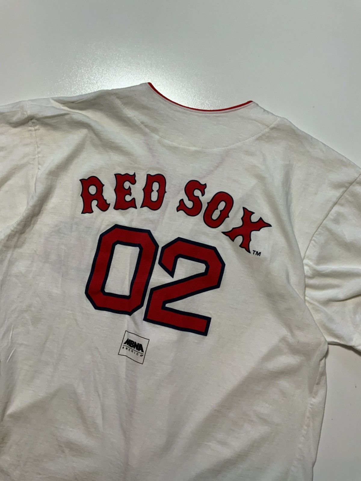 MLB Vintage Boston Red Sox MBNA America MLB Baseball 02 Jersey Size US L / EU 52-54 / 3 - 5 Thumbnail