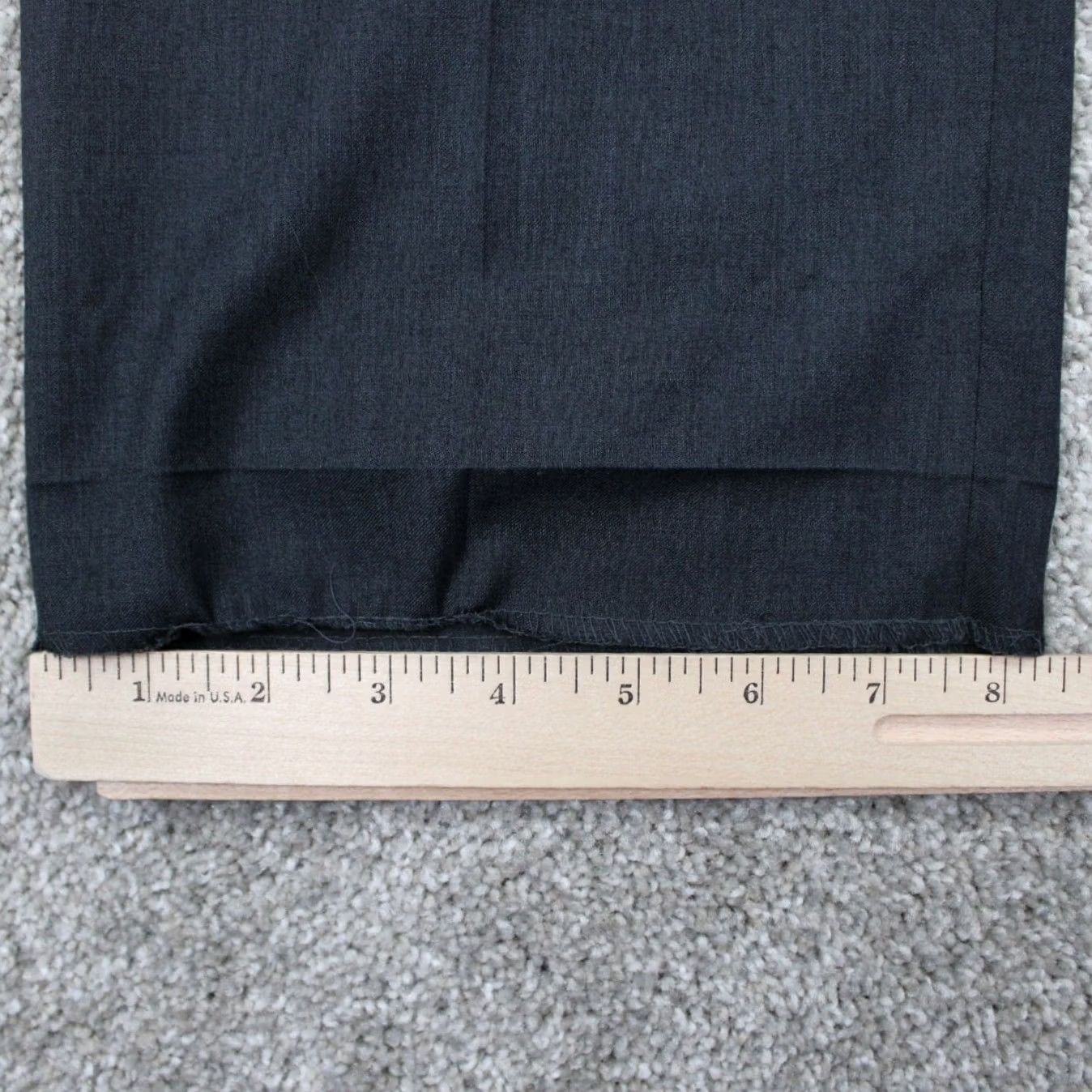 Ralph Lauren Lauren Ralph Pants Mens 38 Gray 38x34 Flat Front Poly Rayon Blend Cuffed Size US 38 / EU 54 - 6 Thumbnail
