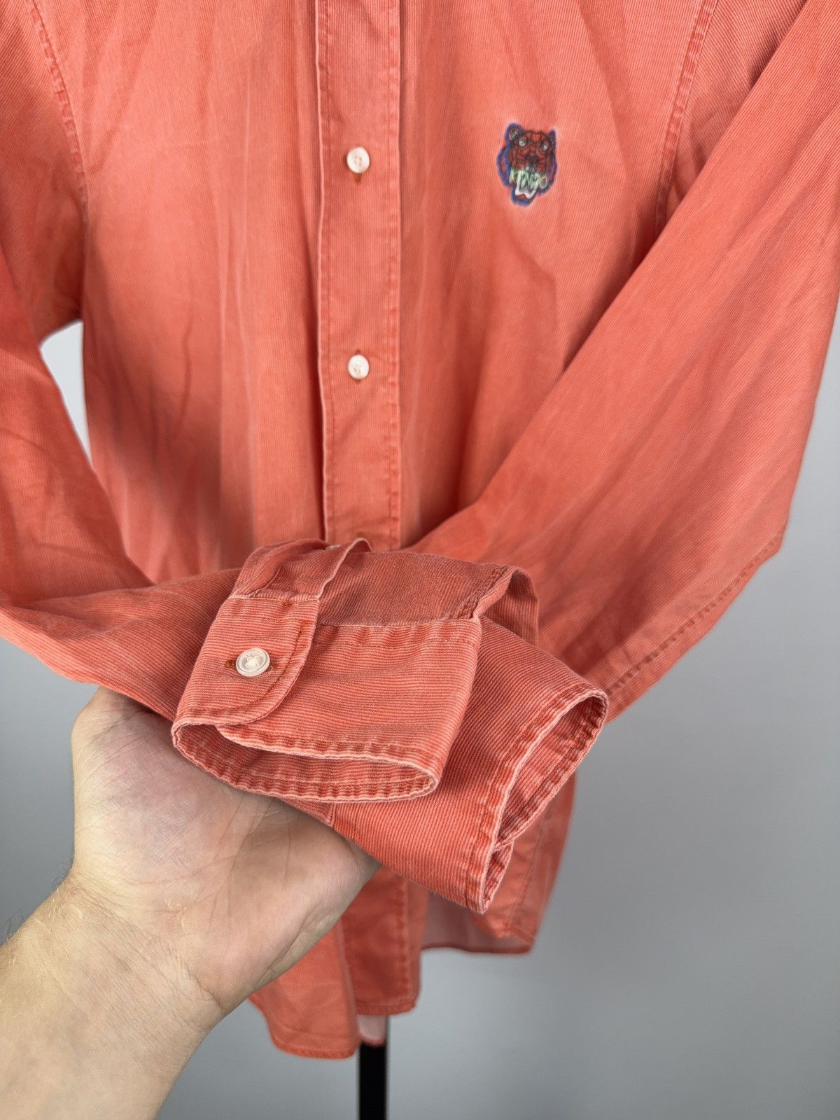 Kenzo Vintage 00s Kenzo Retro Tiger logo Luxury Button down shirt Size US XS / EU 42 / 0 - 11 Thumbnail