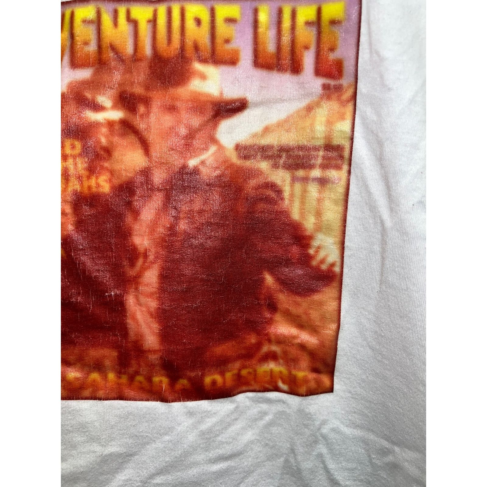 Fruit Of The Loom Vintage Gold Of The Pharoahs Shirt Sahara Life Movie Tee 90s Size US XL / EU 56 / 4 - 4 Thumbnail
