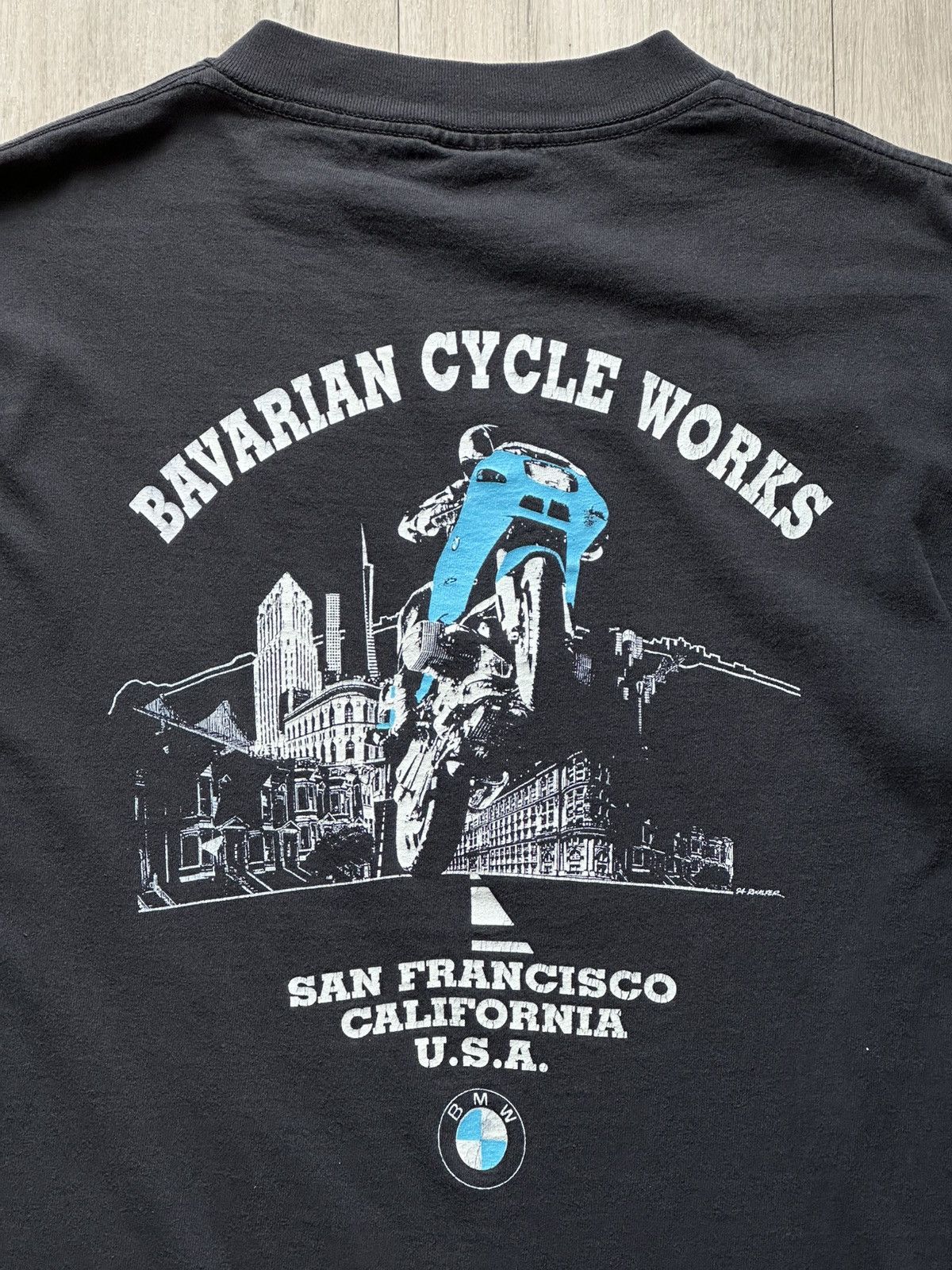 BMW Vintage BMW Motorcycle Long Sleeve Shirt Medium Size US M / EU 48-50 / 2 - 4 Thumbnail