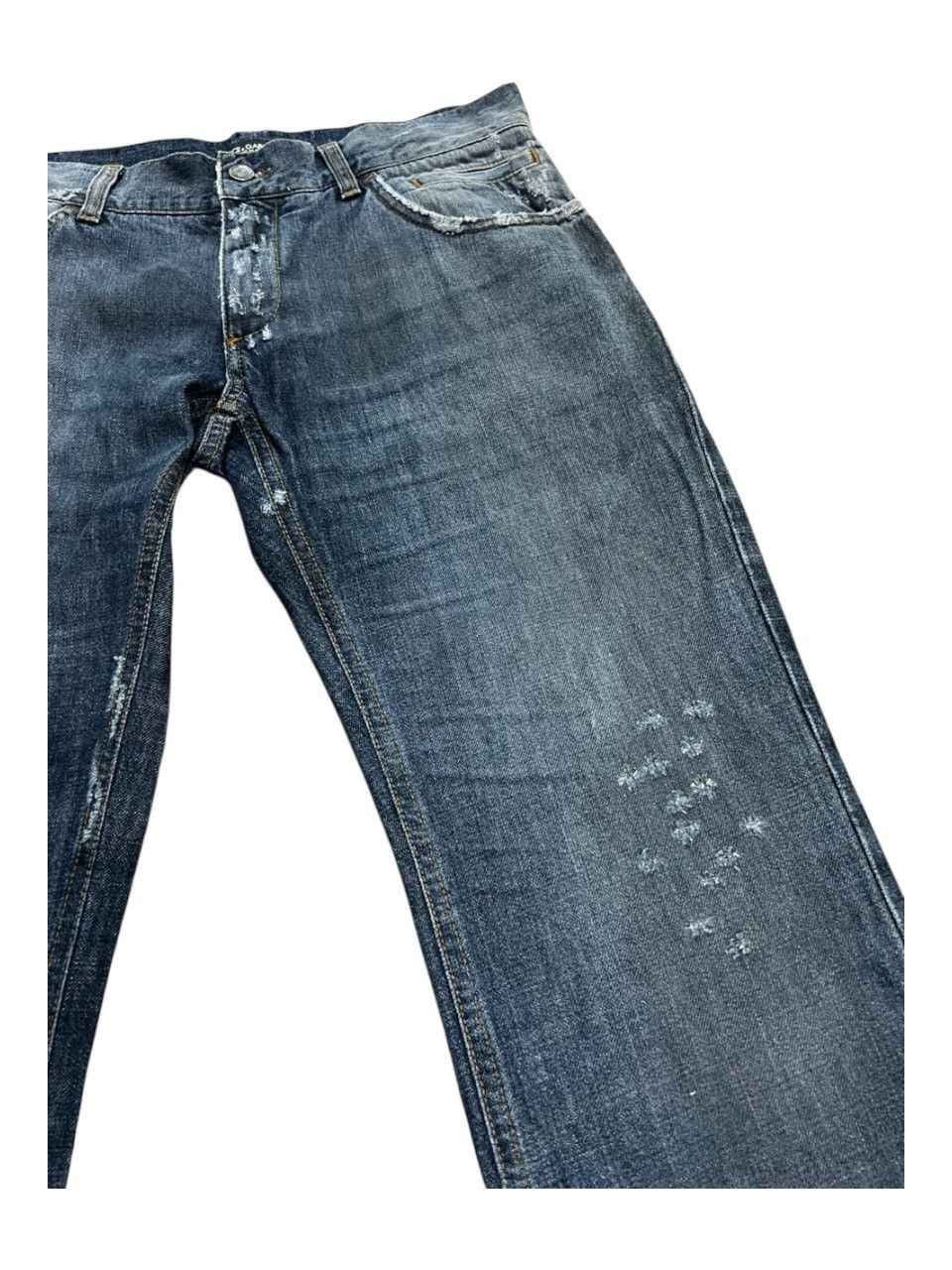 Dolce & Gabbana Dolce & Gabbana Distressed Denim Jeans Size US 34 / EU 50 - 8 Thumbnail