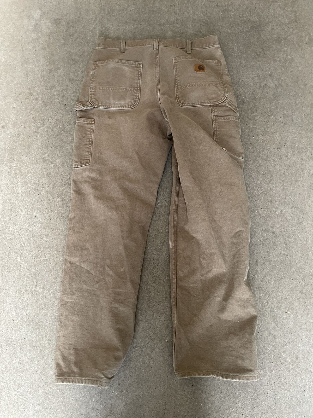 Carhartt × Vintage Vintage Carhartt brown carpenter pants Size US 34 / EU 50 - 2 Thumbnail