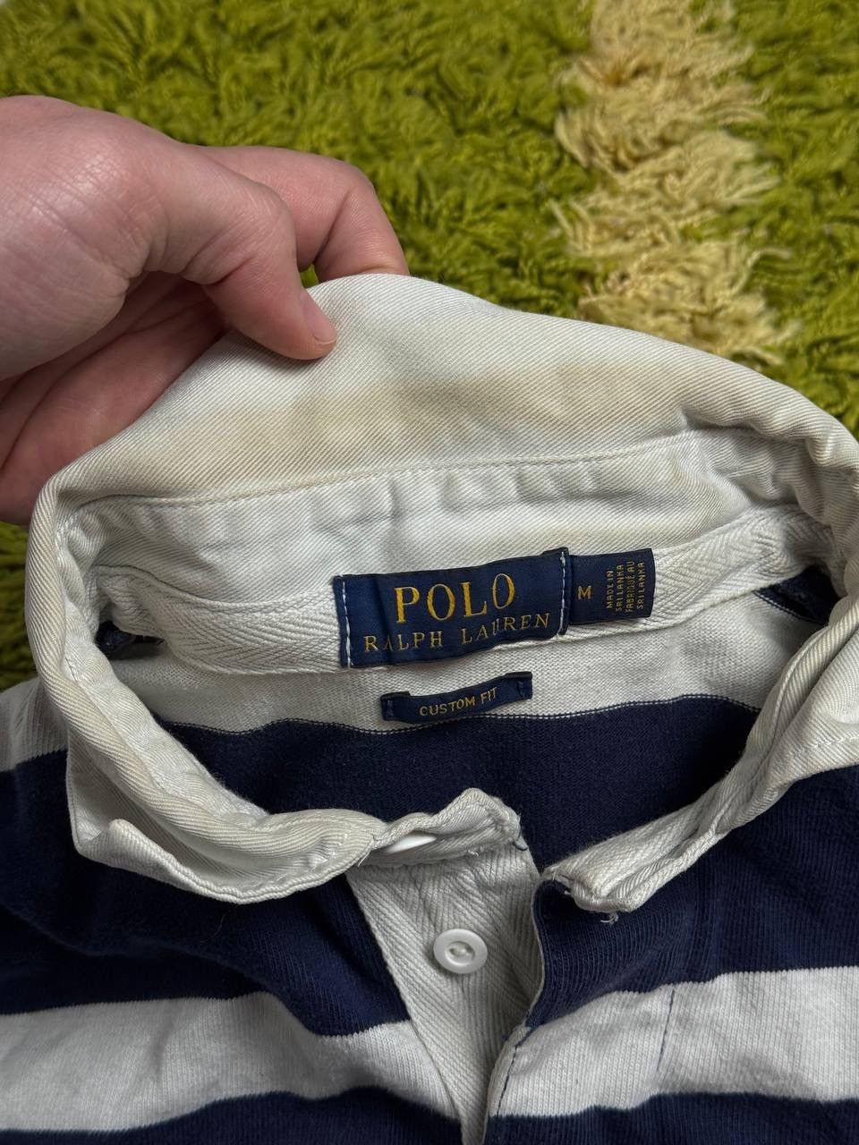 Rugby Ralph Lauren Vintage Polo Ralph Lauren Striped Rugby Long Sleeve Size US M / EU 48-50 / 2 - 5 Thumbnail