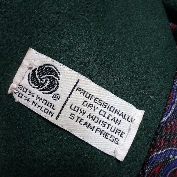 Other Vintage Donnybrook Woman Wool Pea Coat Overcoat Size L / US 10 / IT 46 - 6 Thumbnail
