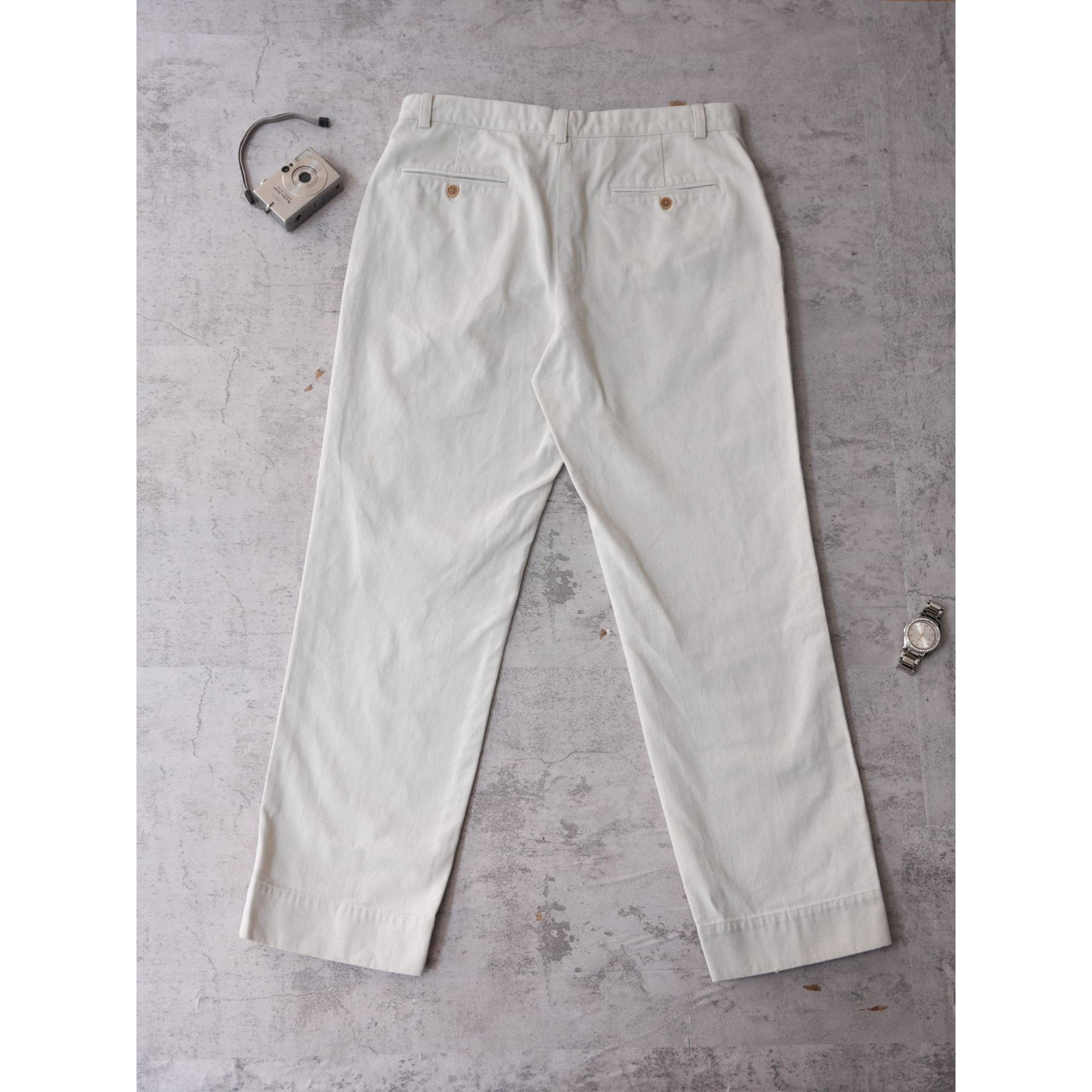 Polo Ralph Lauren Polo Ralph Lauren Sports White Pants Size US 32 / EU 48 - 2 Thumbnail