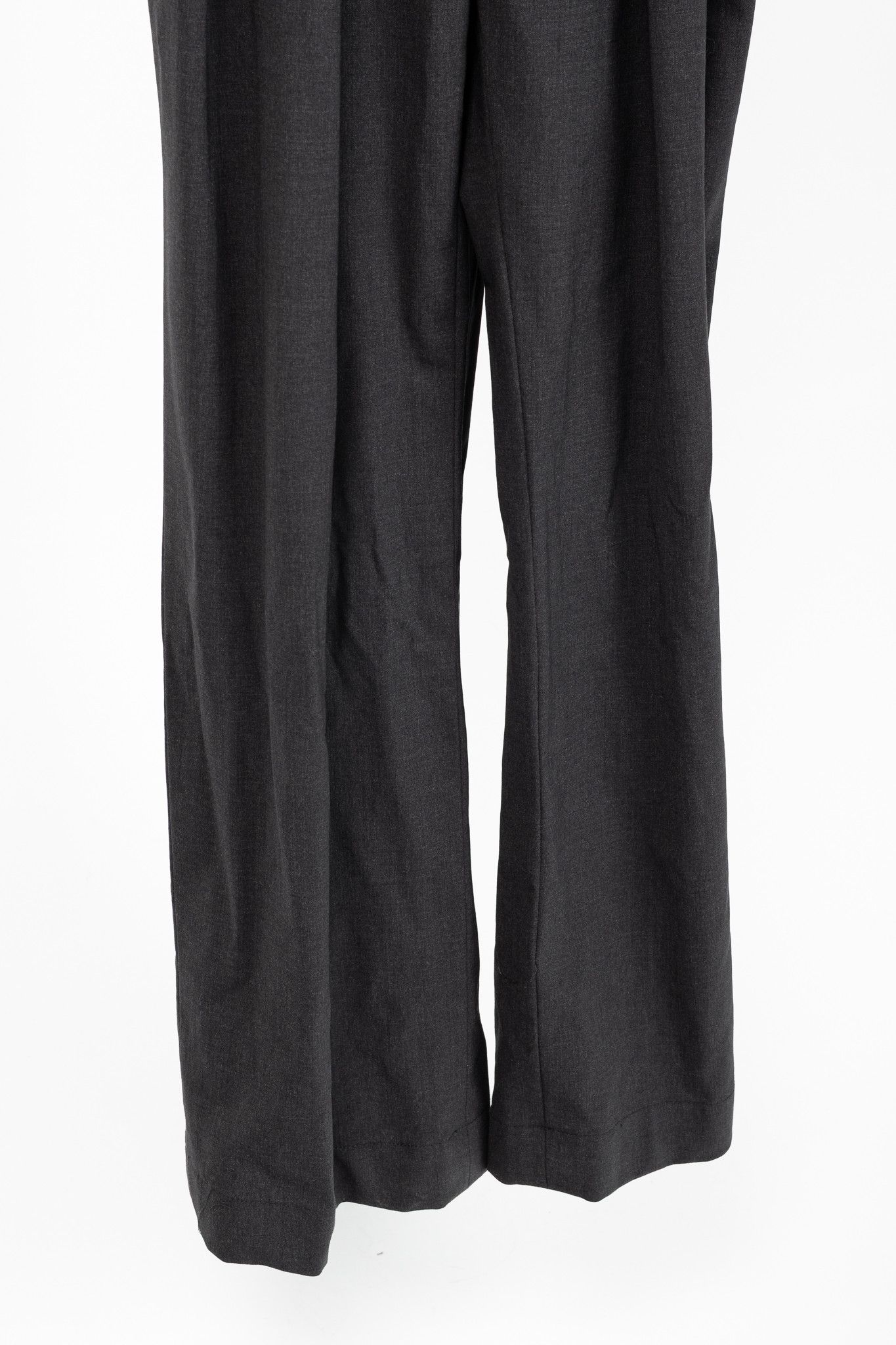 Brunello Cucinelli Brunello Cucinelli Grey Stretch-Wool Satin-Lapel Jumpsuit Size 28" / US 6 / IT 42 - 7 Thumbnail