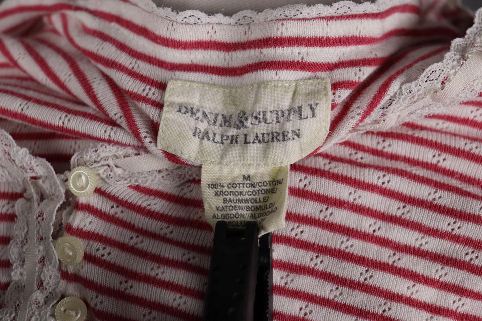 Denim & Supply Ralph Lauren Denim & Supply Ralph Pink Lauren Stripe Top Shirt Size M Size M / US 6-8 / IT 42-44 - 8 Thumbnail