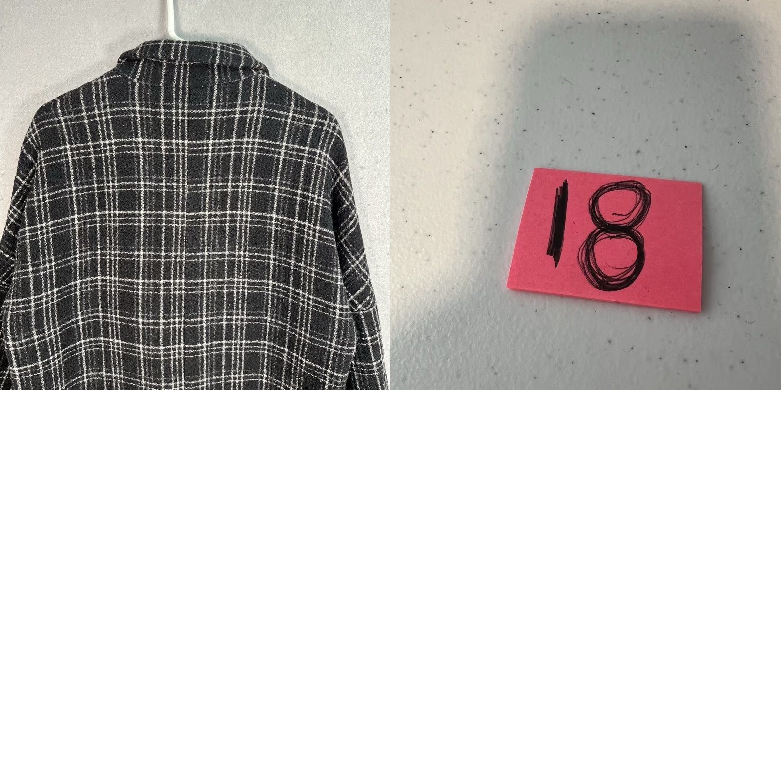 Zara VINTAGE ZARA Black Wool Blend Checked Double Breasted Pea Coat Adult Womens Large Size L / US 10 / IT 46 - 8 Thumbnail