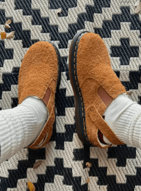 Dr. Martens DR. MARTENS ISHAM Faux Shearling Lined Suede Slingback Mules Size US 13 / EU 46 - 2 Thumbnail