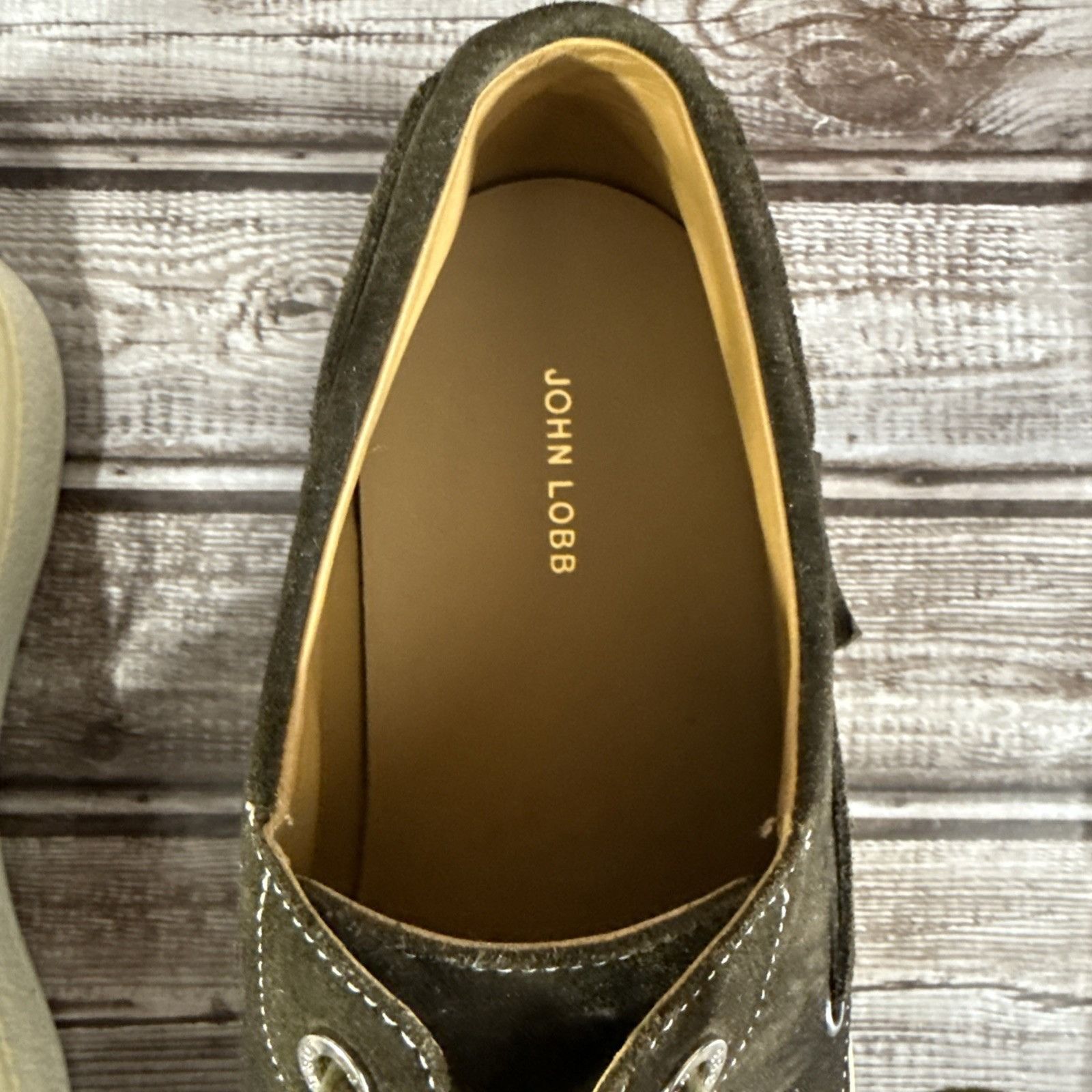 John Lobb JOHN LOBB Suede PIER BOAT Shoes Size 6 UK 7 US 40 EU Color G Size US 7 / EU 40 - 4 Thumbnail