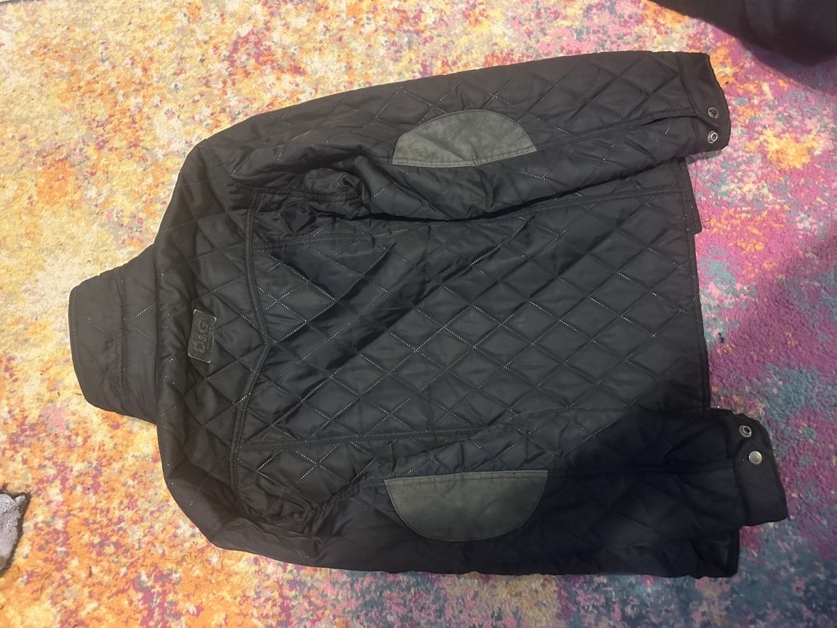 Dolce & Gabbana Dolce and Gabanna Quilted Black Jacket Size US M / EU 48-50 / 2 - 5 Thumbnail