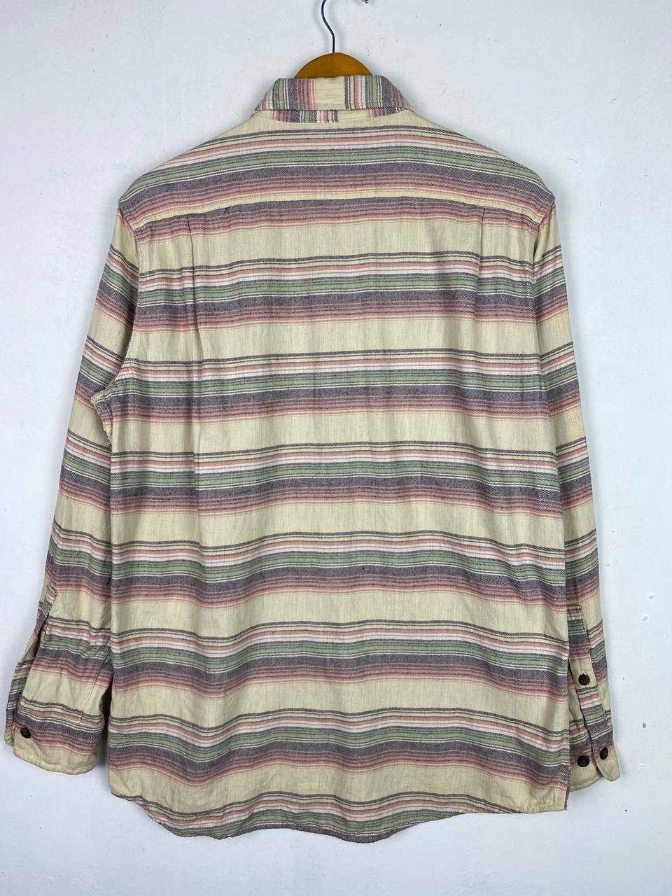 Flannel uniqlo striped flannel shirt nice design Size US L / EU 52-54 / 3 - 7 Thumbnail
