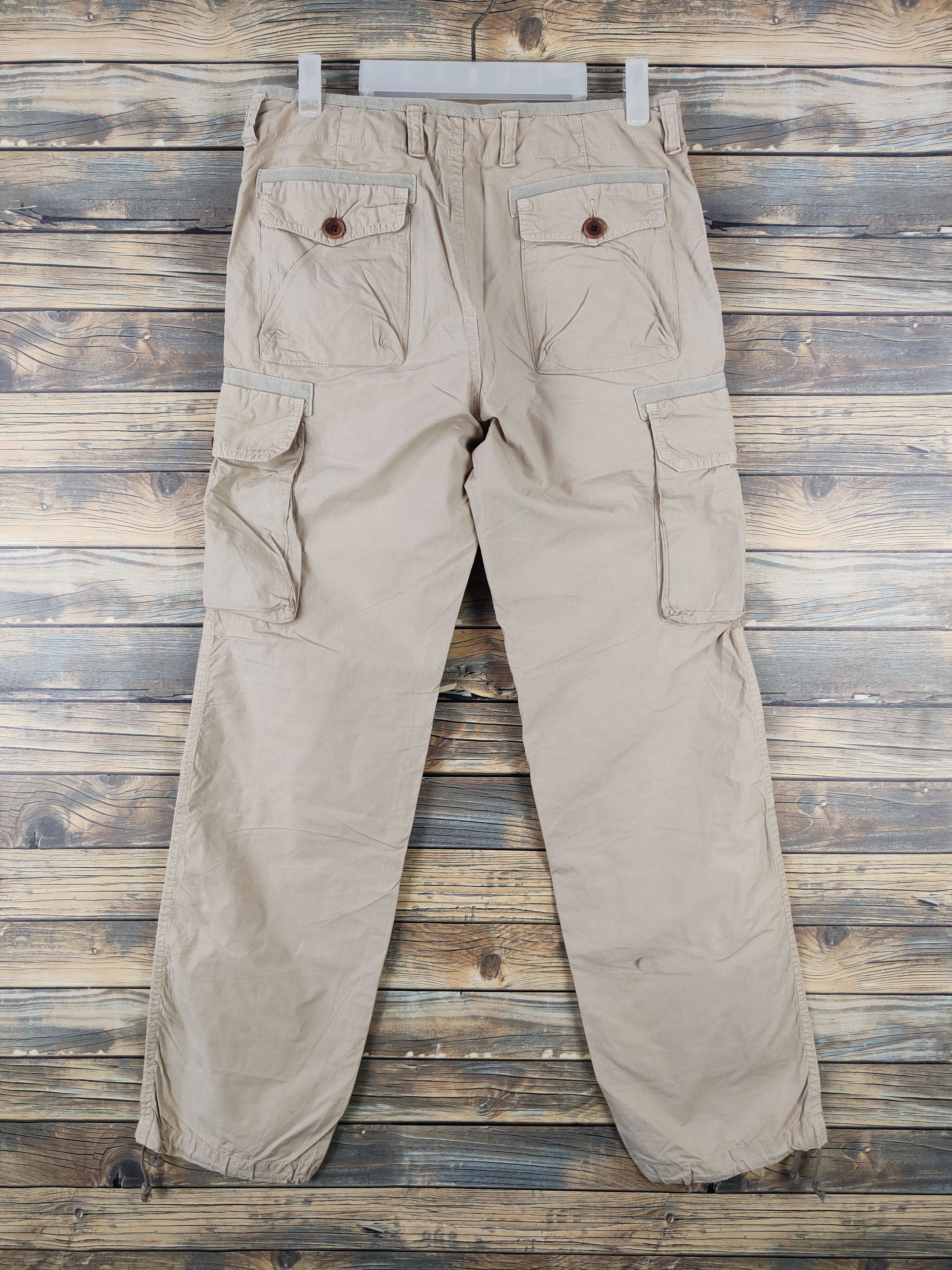 Edifice Japan DLL Edifice Beige Multipocket Tactical Cargo Pants #104 Size US 30 / EU 46 - 7 Thumbnail