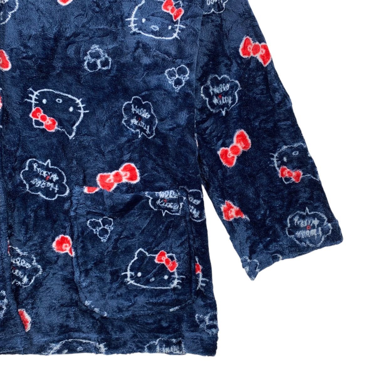 Japanese Brand HELLO KITTY Japanese Cartoon Fullprint Fleece Sleep T-Shirt Size S / US 4 / IT 40 - 5 Thumbnail