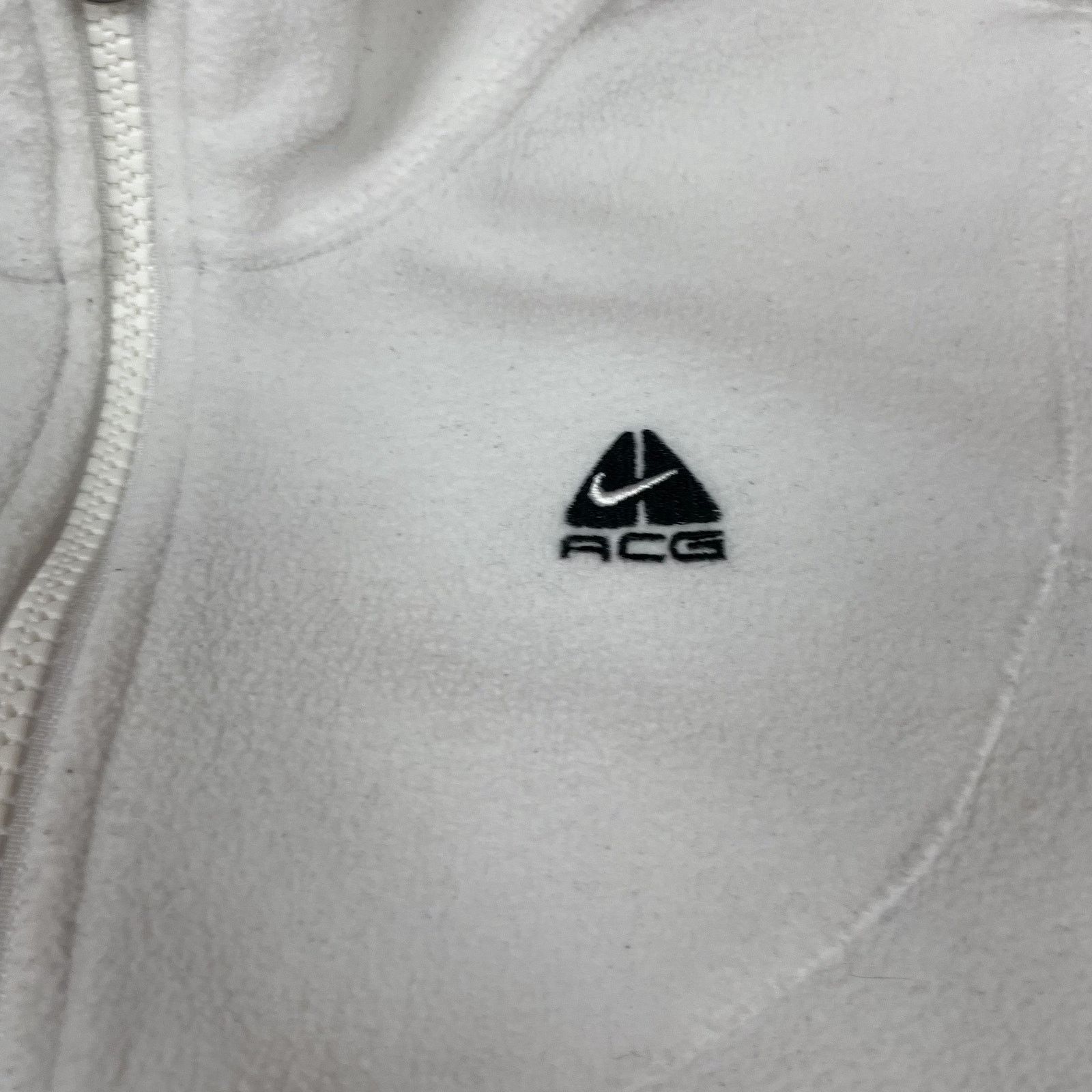 Nike × Nike ACG Nike ACG Fit Therma White Fleece Full Zip Jacket XS Size XS / US 0-2 / IT 36-38 - 3 Thumbnail