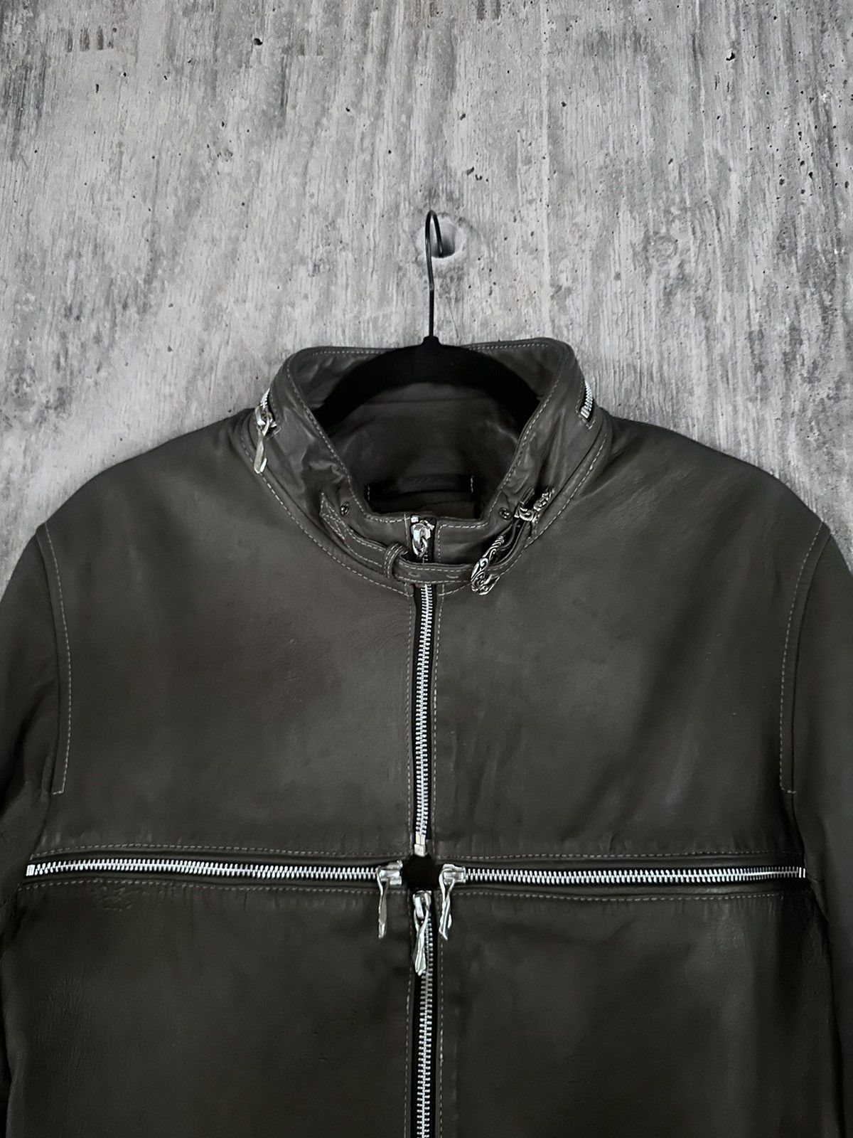 14th ADDICTION CROSS ZIP WITH FUR