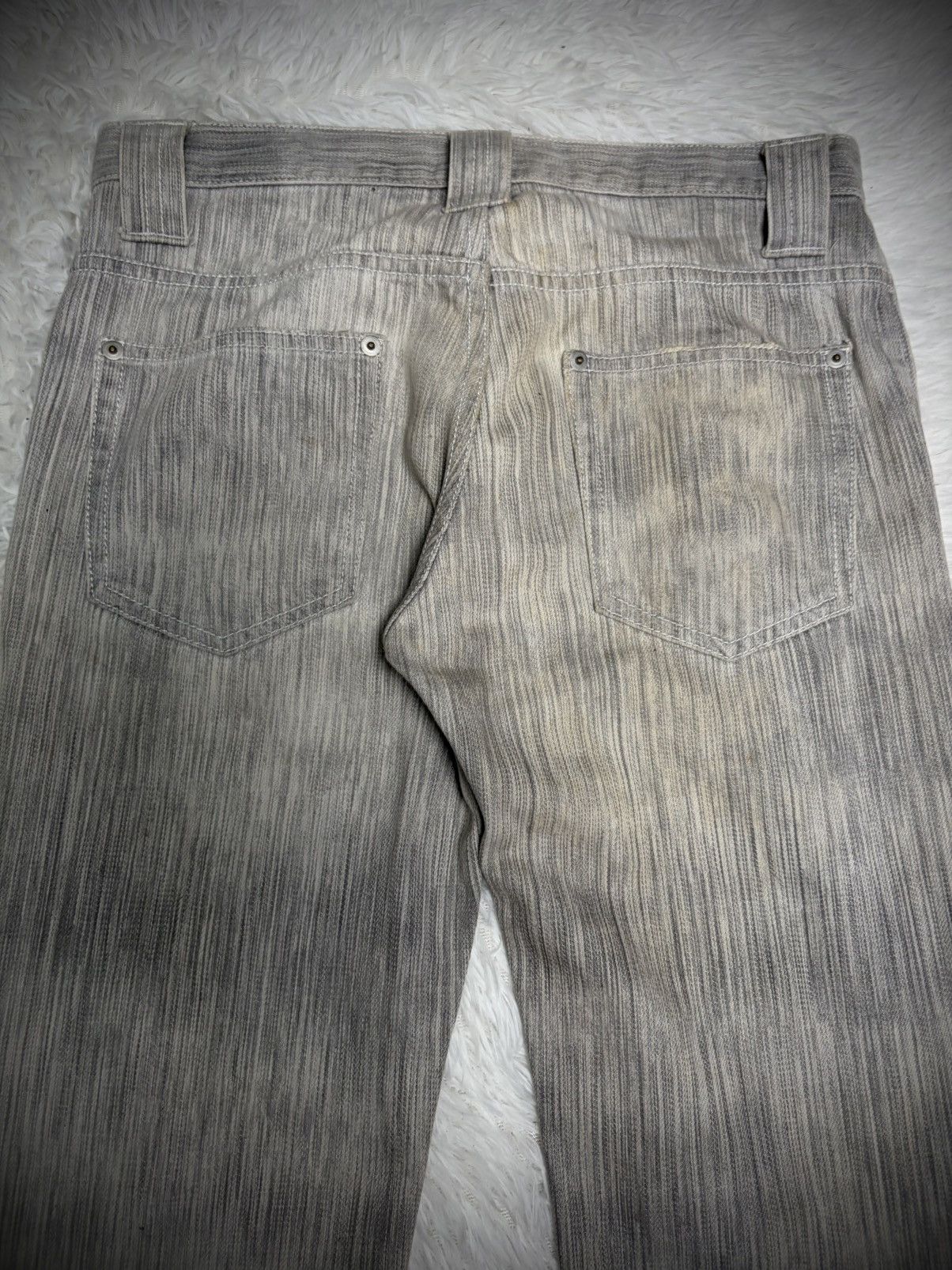 Japanese Brand Led Rechwe Veronica pinstripe flared Size US 31 - 7 Thumbnail