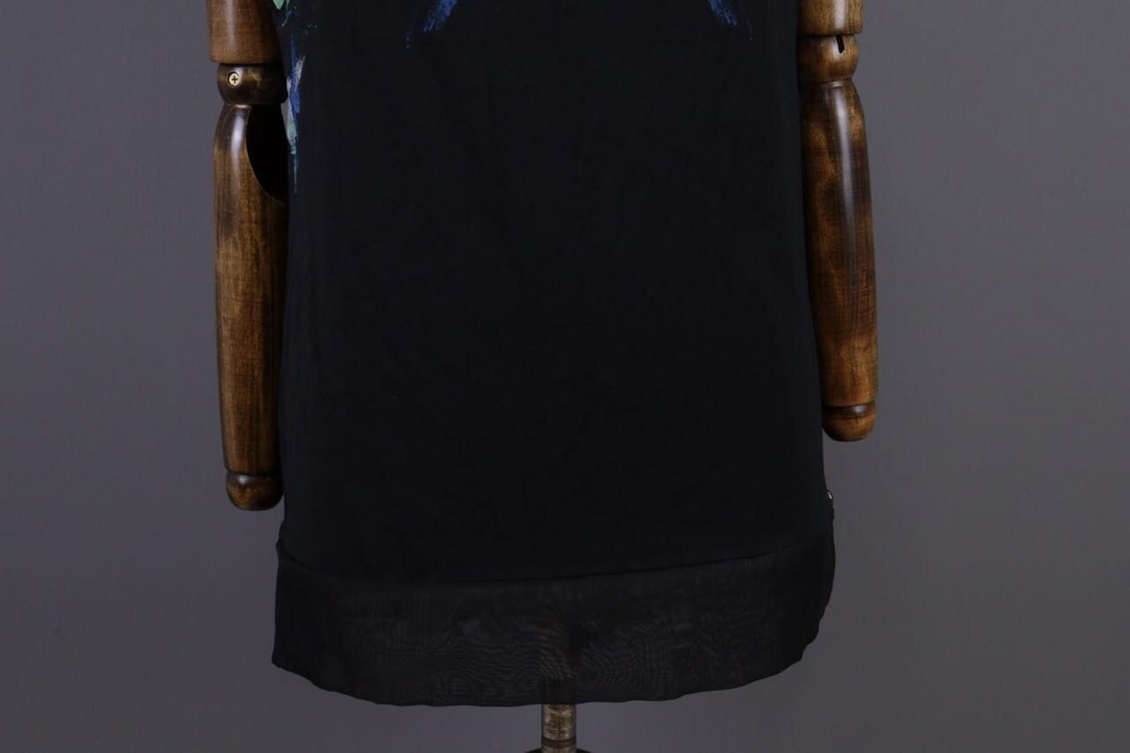 Designer Cop Copine Antibes Graffiti Summer Tunic Top Shirt Size L Size L / US 10 / IT 46 - 3 Thumbnail