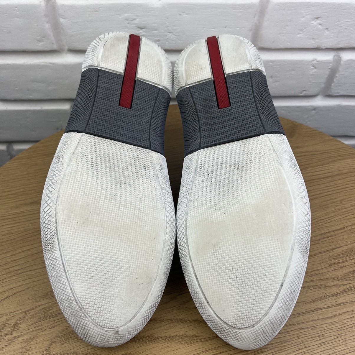 Prada PRADA Sneakers Nylon Shoes Tech Plum Side Logo Black Men’s Size US 11 / EU 44 - 12 Thumbnail