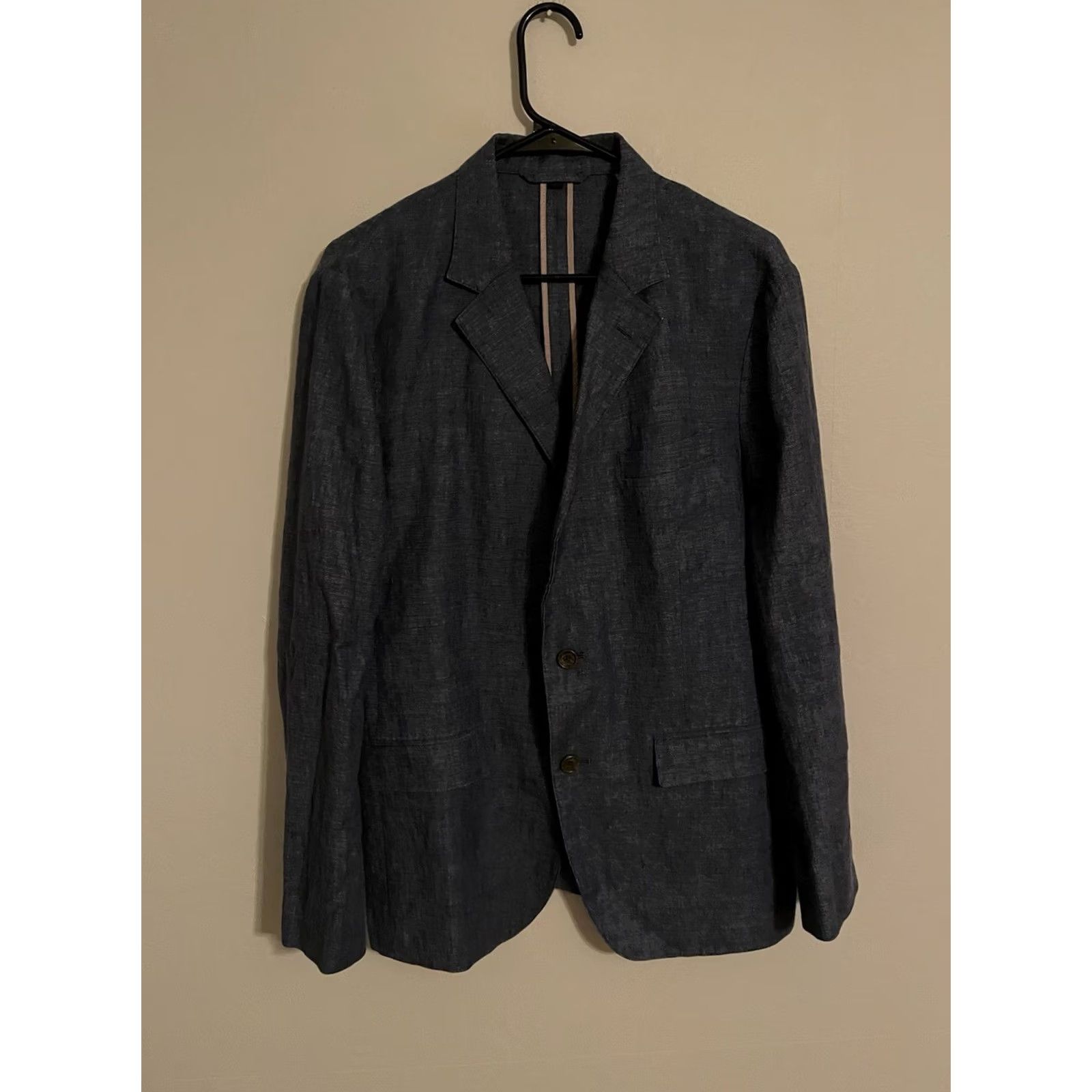 Bonobos Bonobos Slim Fit Lanificio Campore Chambray Linen Blazer Jacket - Men's 40R Size 40R - 2 Thumbnail