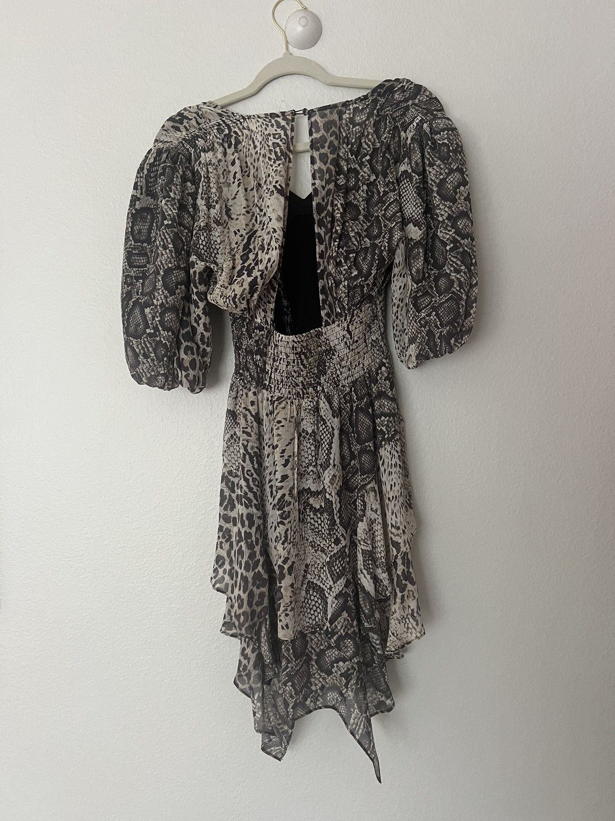 Allsaints Animal Print Allsaints ruched waist dress Size S / US 4 / IT 40 - 2 Thumbnail