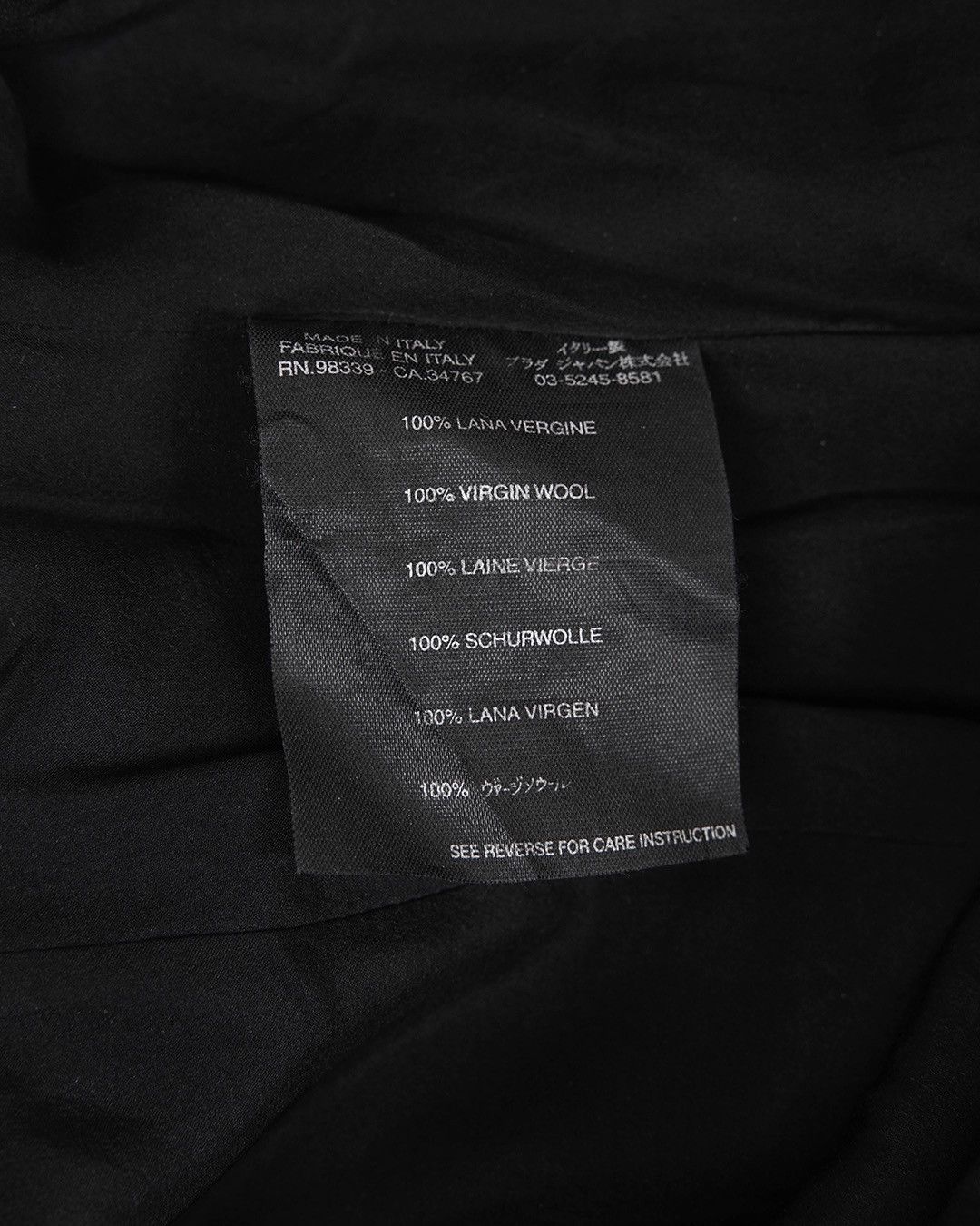 Prada Prada F/W2001 Black Wool Dress Size S / US 4 / IT 40 - 7 Thumbnail