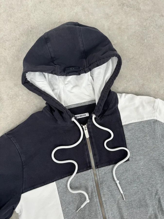 Dirk Bikkembergs SS2014 Bikkembergs Sport Grey Colorblock Zip-up Hoodie Size US S / EU 44-46 / 1 - 5 Thumbnail