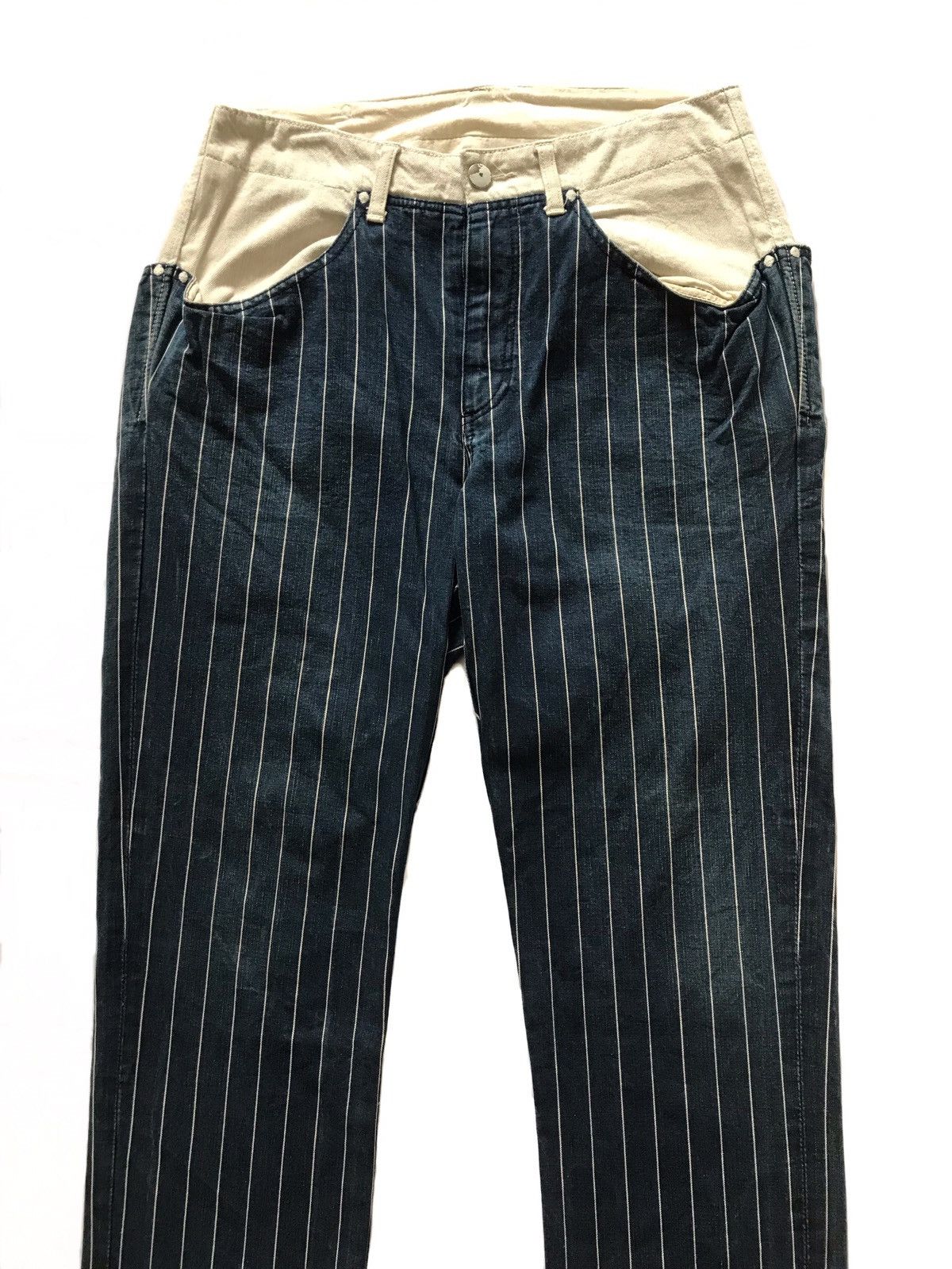 Japanese Brand × Kapital EFILEVOL STRIPE KAPITAL STYLE TROUSER PANTS Size US 30 / EU 46 - 3 Thumbnail