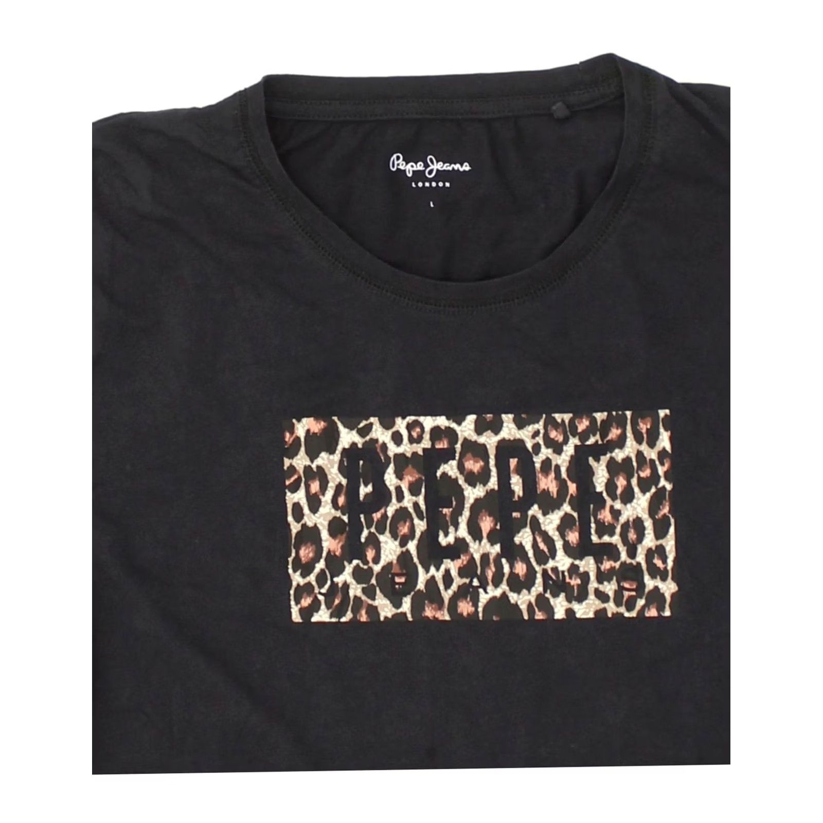 Pepe Jeans VINTAGE PEPE JEANS Womens London Graphic T-Shirt Top UK 14 Large Navy Blue AN09 Size L / US 10 / IT 46 - 3 Thumbnail