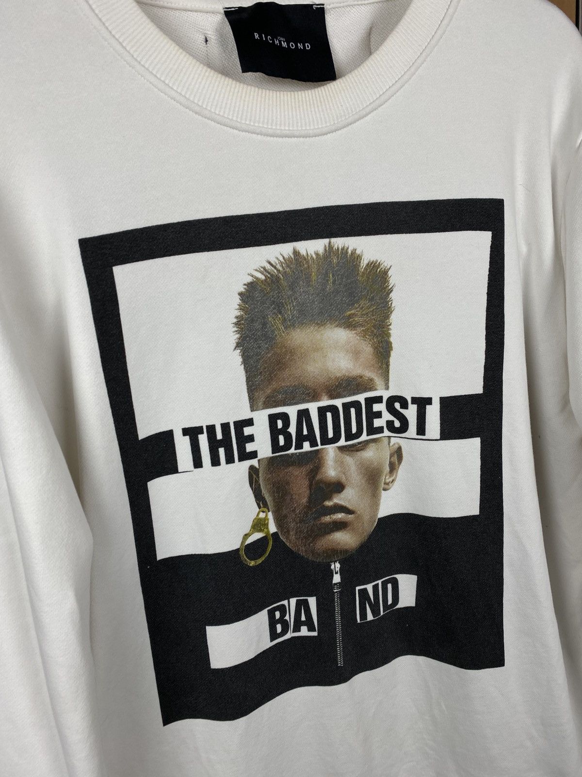 John Richmond 🍇Sweatshirt John Richmond The Baddest Band Boxy Logo Tee🍇 Size US XL / EU 56 / 4 - 2 Thumbnail
