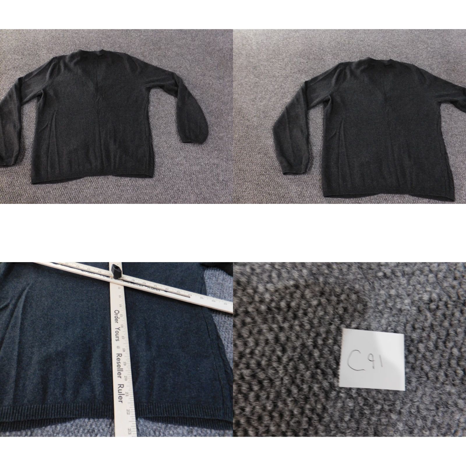 Ann Taylor Ann Taylor Sweater L Green Womens Cable-Knit Button Cotton Rayon Pullover Cardigan V-Neck Regular Ladies Shirt-style (Adult) Size L / US 10 / IT 46 - 8 Thumbnail